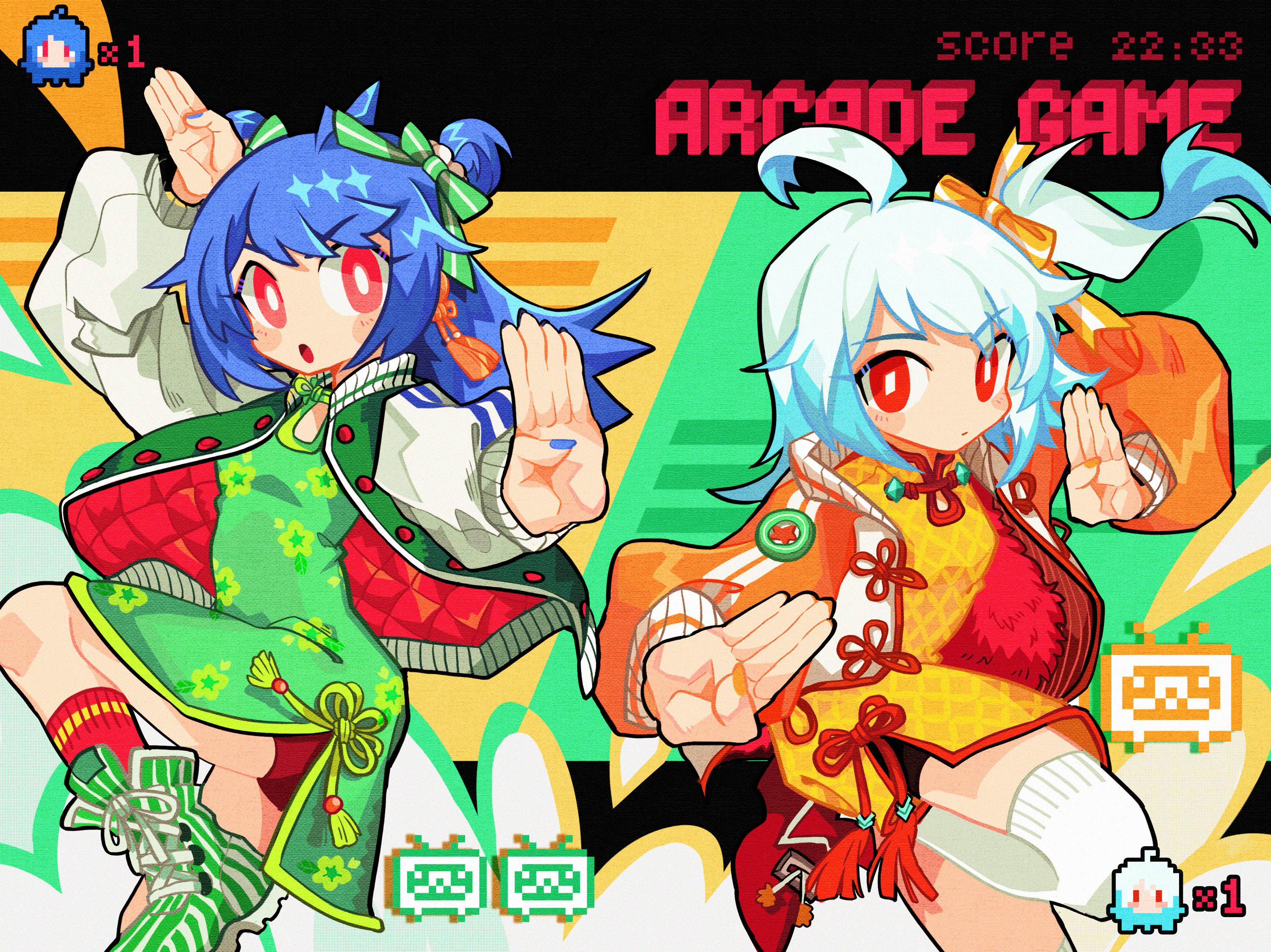 Anime 3000x2249 22(bilibili) 33(bilibili) bilibili digital art anime girls