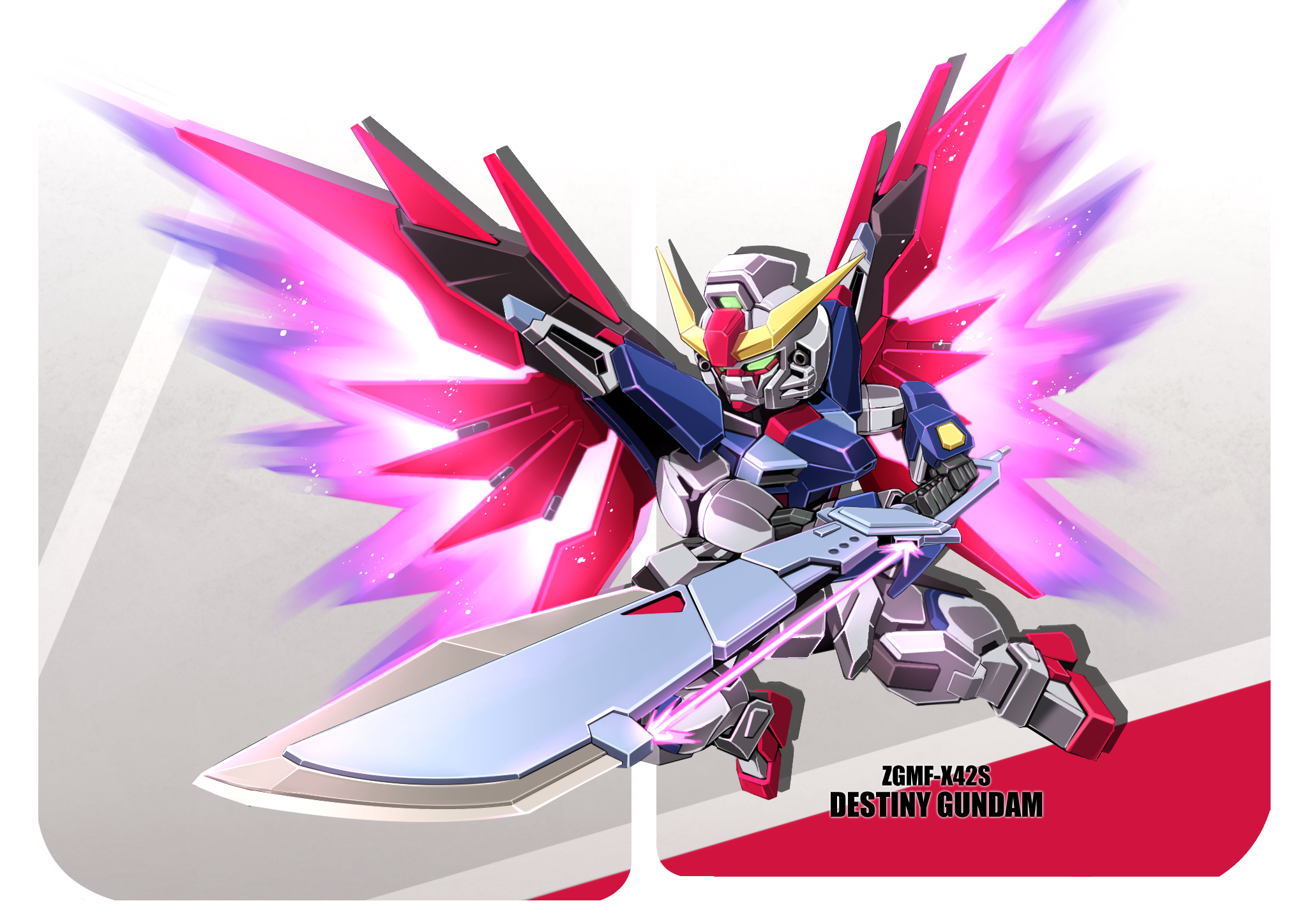 Anime 2047x1447 Destiny Gundam Mobile Suit Gundam SEED Destiny Super Robot Taisen mechs Gundam anime artwork digital art fan art