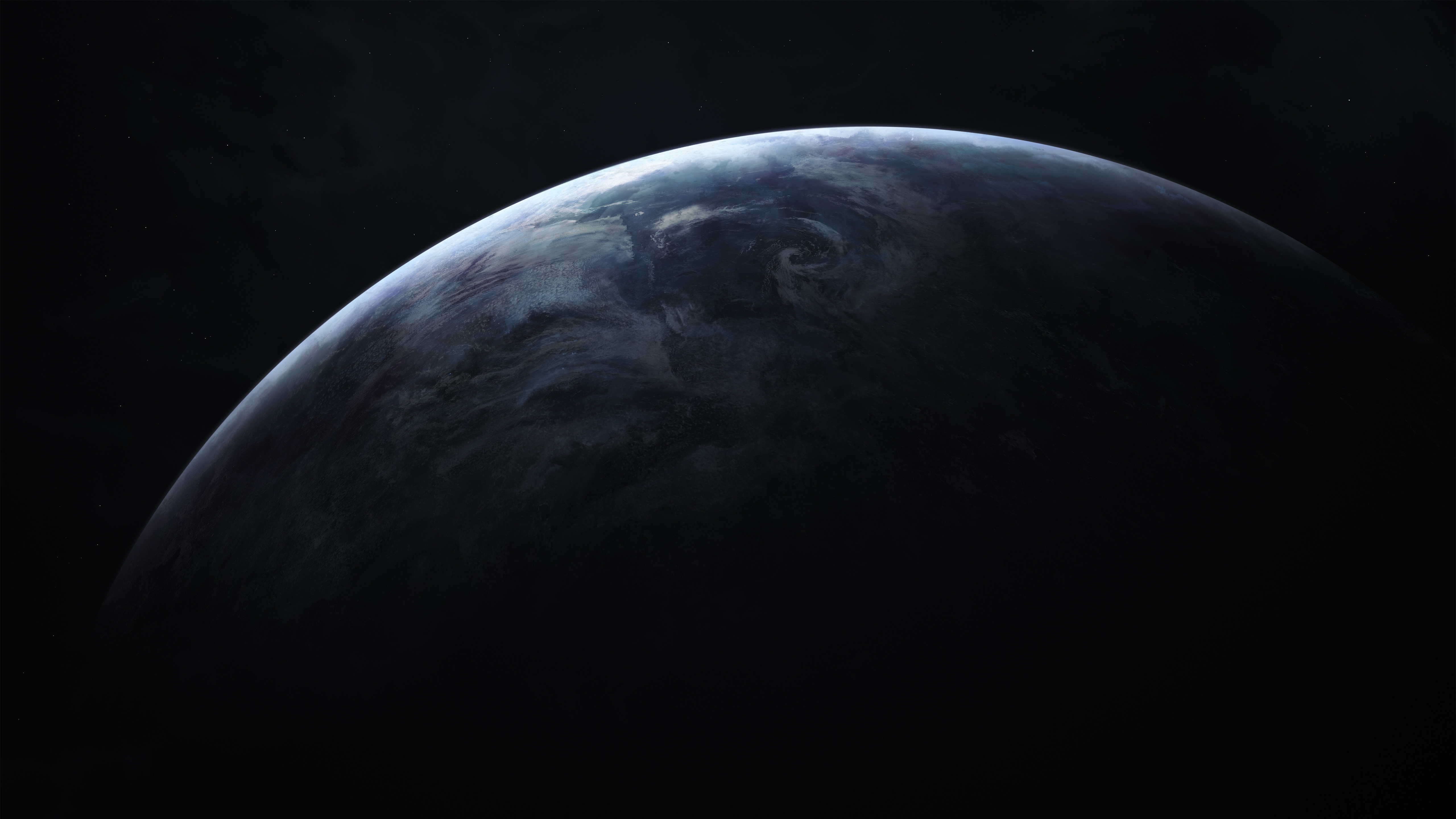 General 5120x2880 space art space Earth