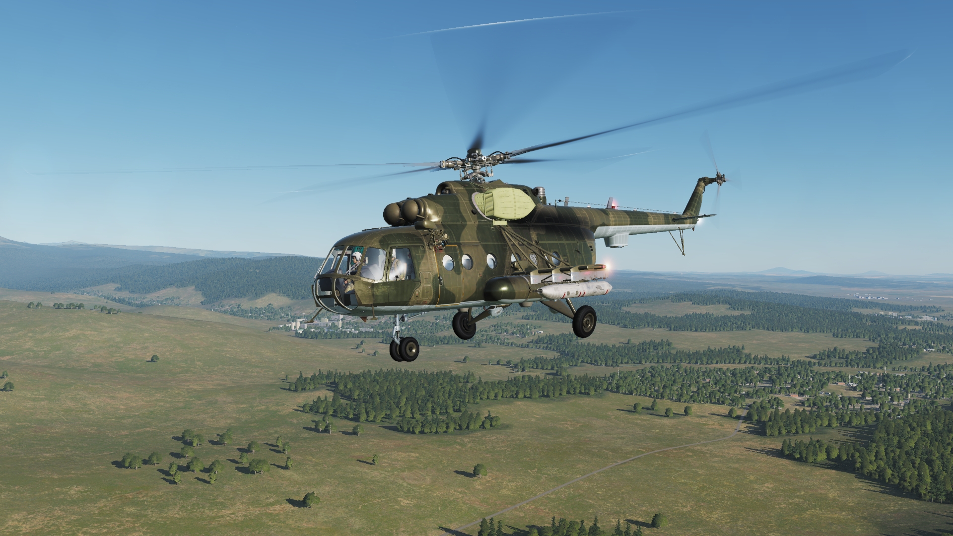 General 1920x1080 Digital Combat Simulator video games aircraft helicopters Mil Mi-8 PC gaming military military vehicle screen shot