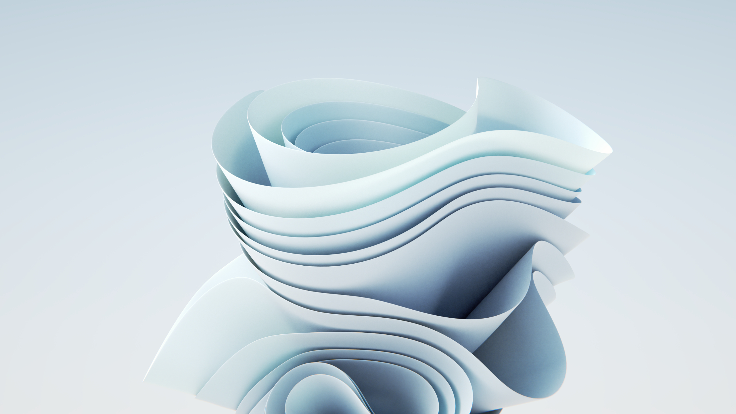 General 2560x1440 Windows 11 minimalism abstract 3D Abstract Blender CGI