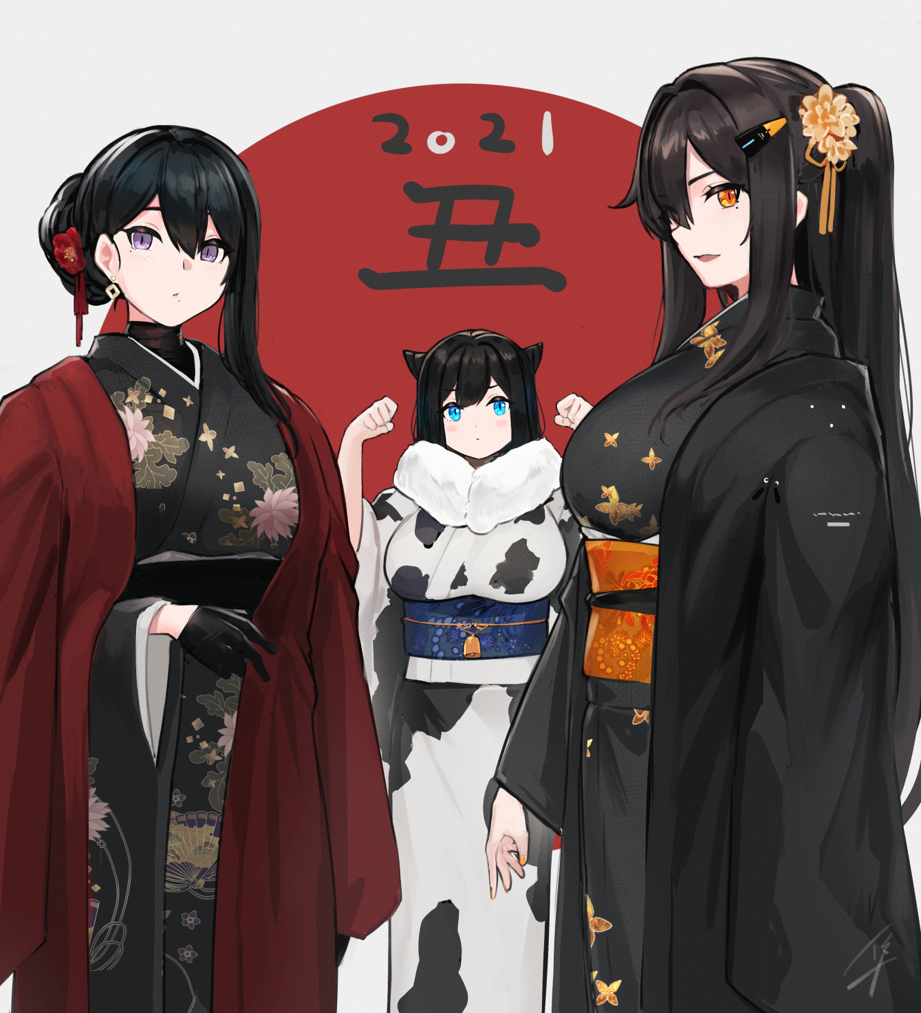 Anime 1339x1474 anime anime girls original characters kimono simple background Hayabusa (artist) portrait display black hair