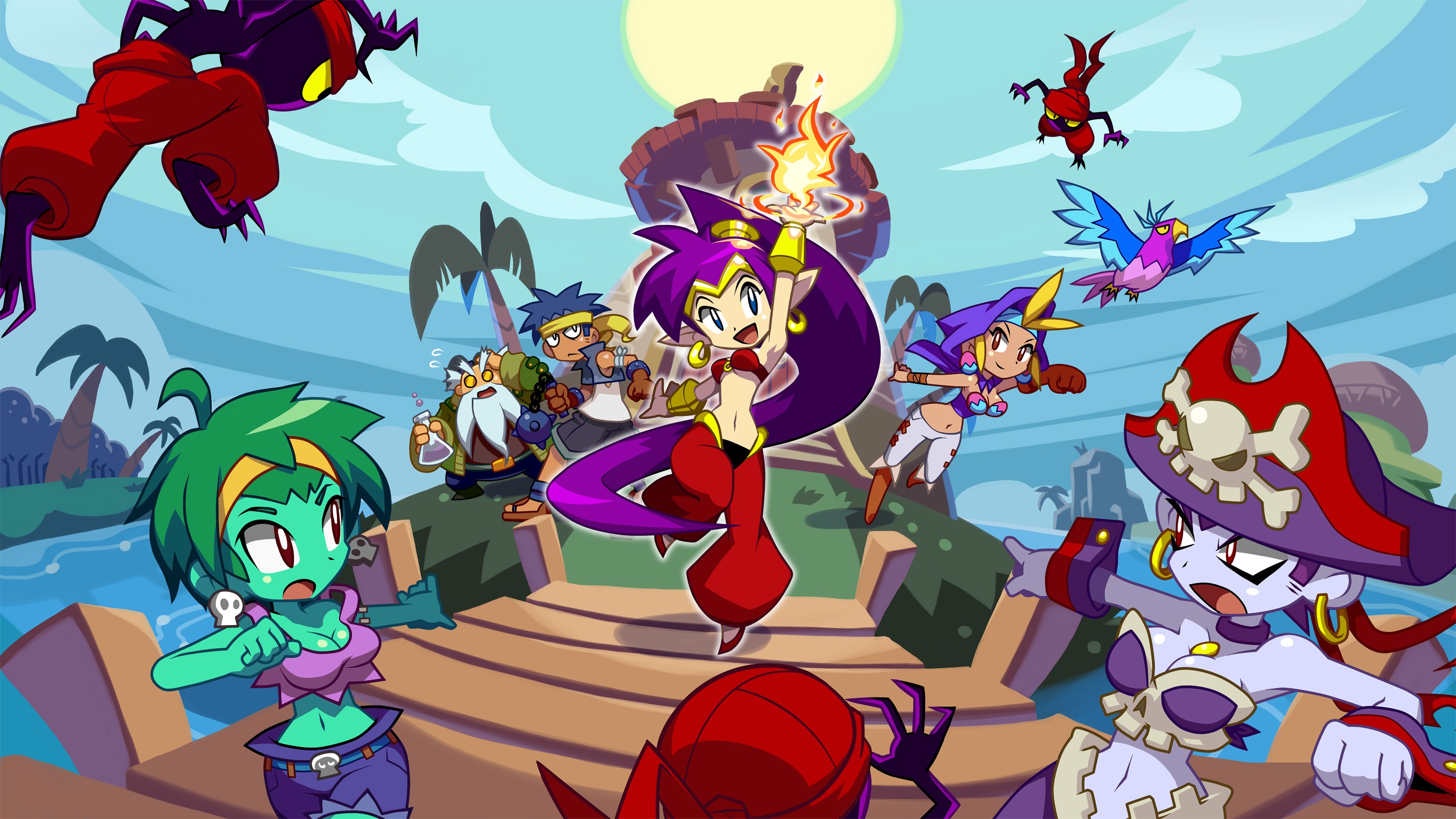 General 3000x1688 Shantae Risky Boots Shantae: Half-Genie Hero video games