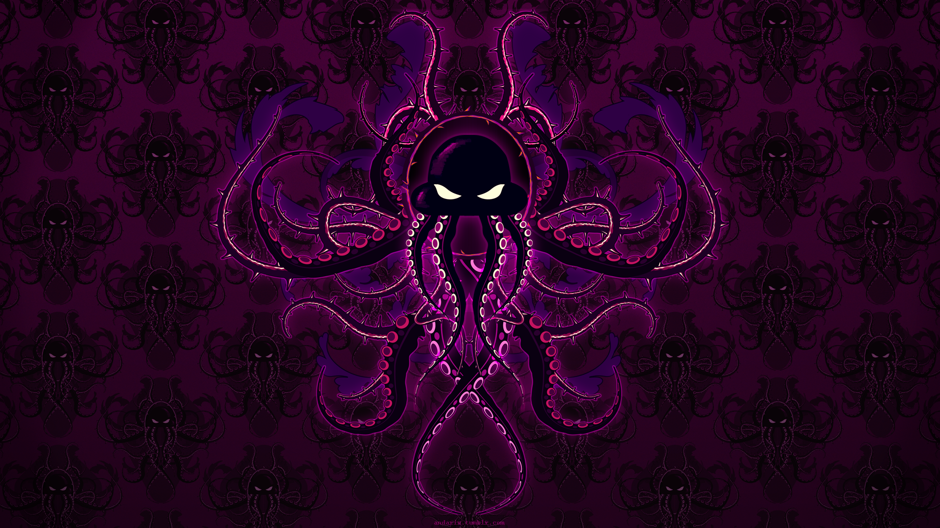 General 1920x1080 digital art octopus hydra animals artwork tentacles