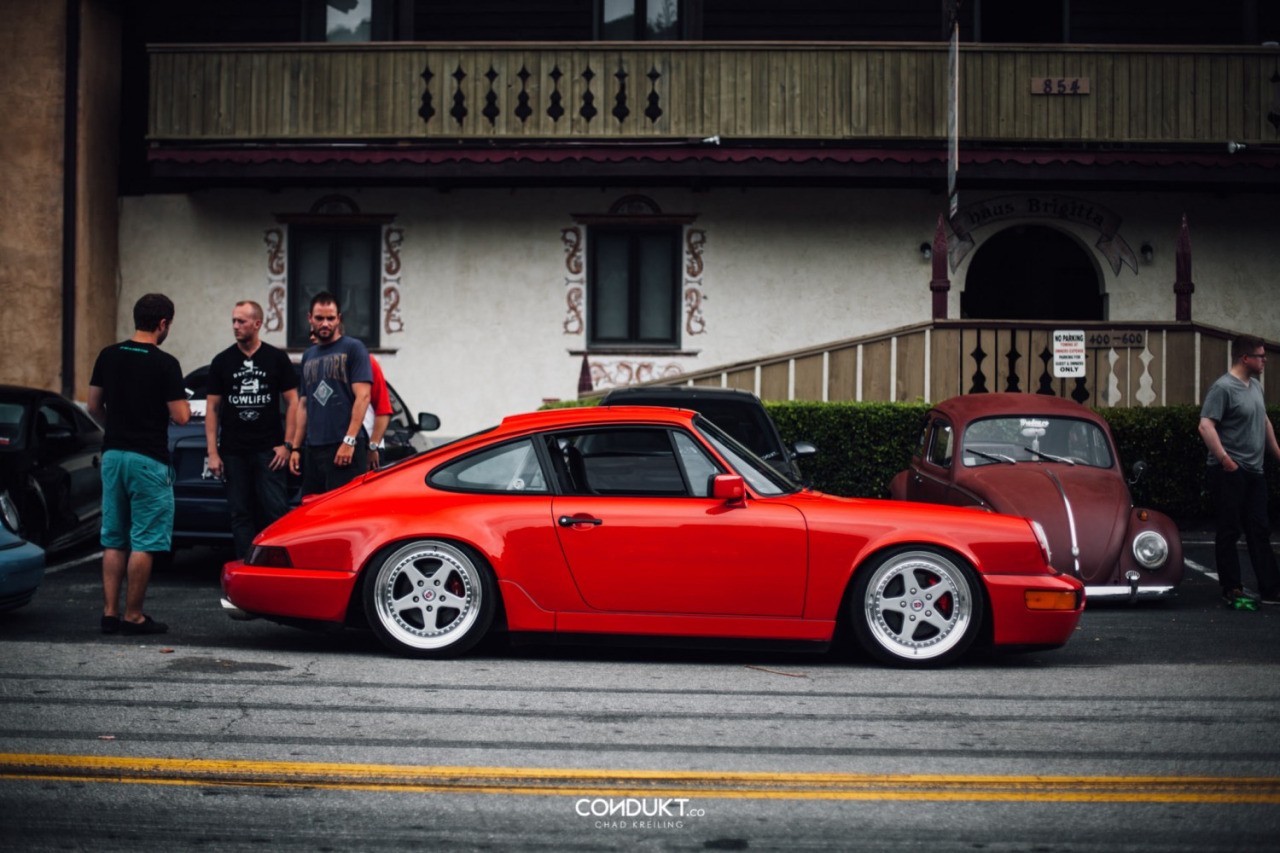 General 1280x853 car Porsche 911 tuning Volkswagen Beetle stance (cars) people house low car red German cars Porsche 964 Porsche Volkswagen red cars vehicle Volkswagen Group