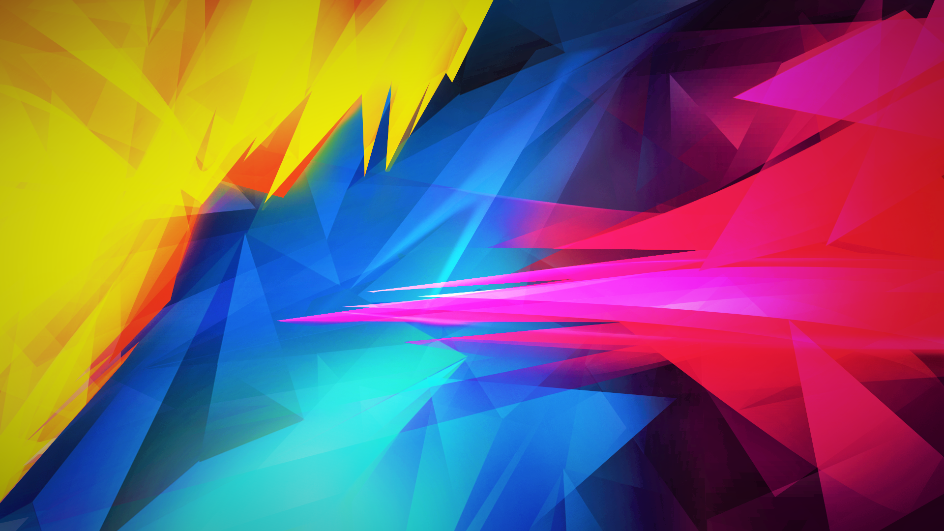 General 1920x1080 abstract blue yellow red pink purple orange colorful cyan magenta CMYK