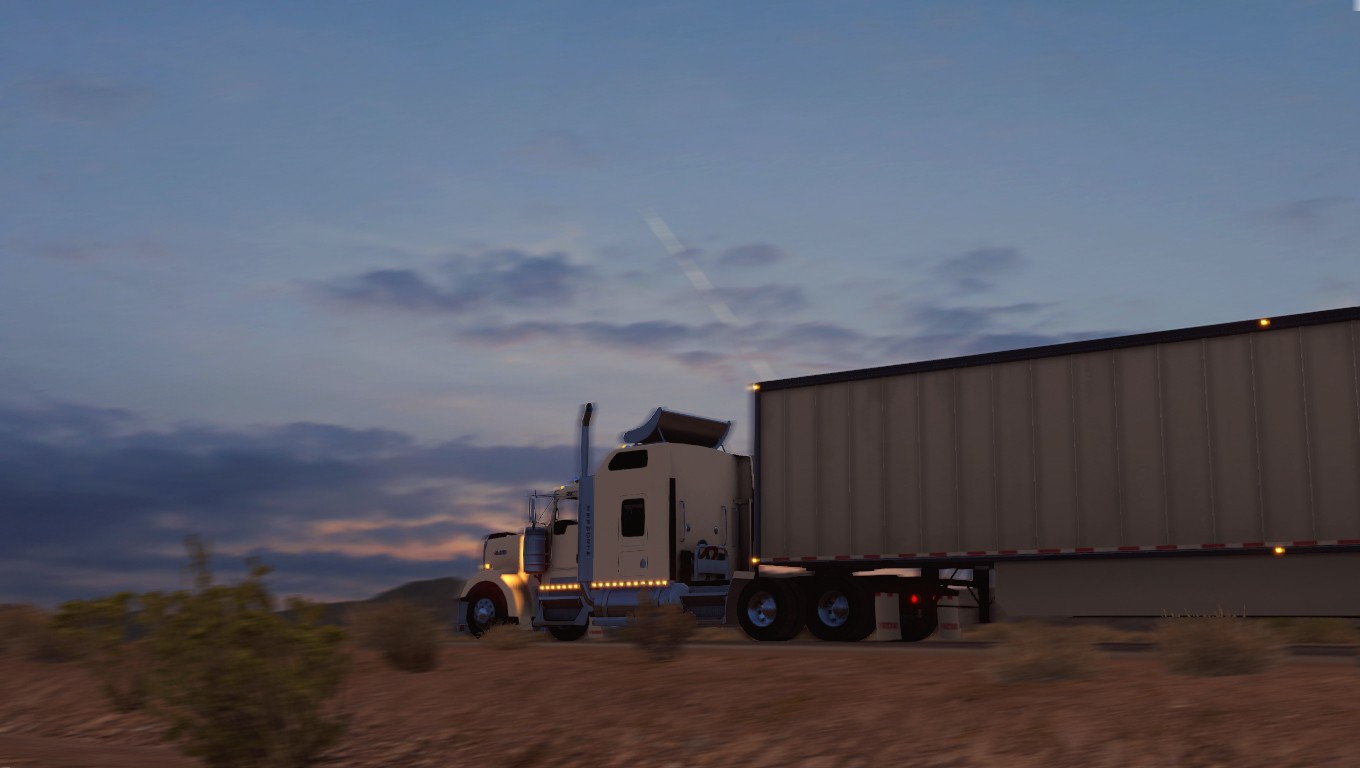 General 1360x768 American Truck Simulator truck desert Arizona video games SCS Software
