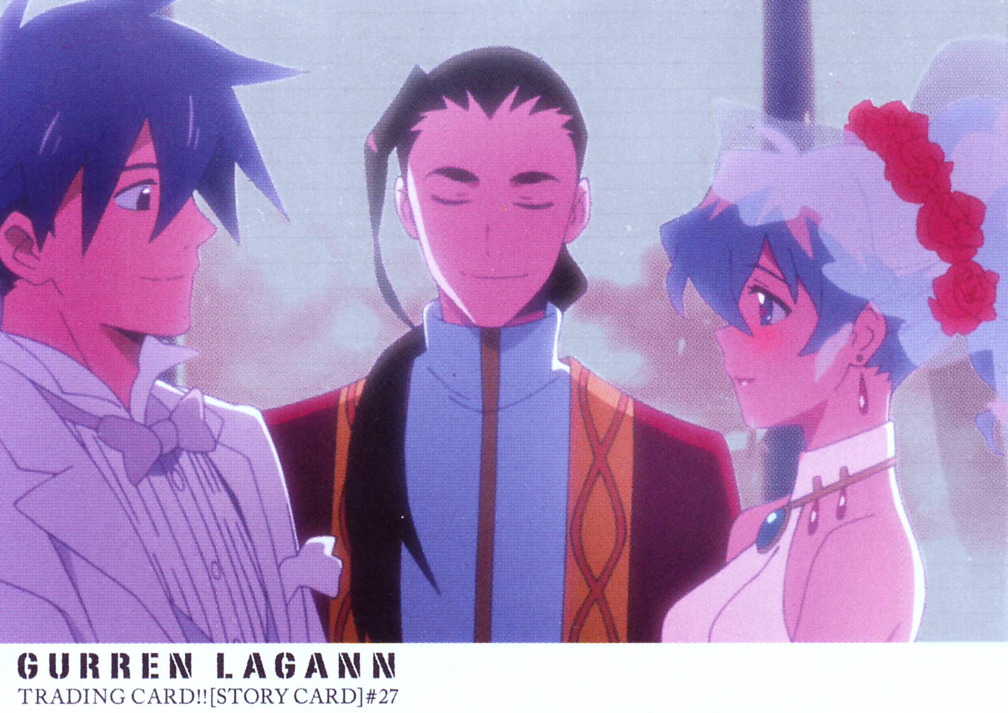 Anime 2066x1461 anime Tengen Toppa Gurren Lagann anime girls anime boys Simon the Digger Teppelin Nia