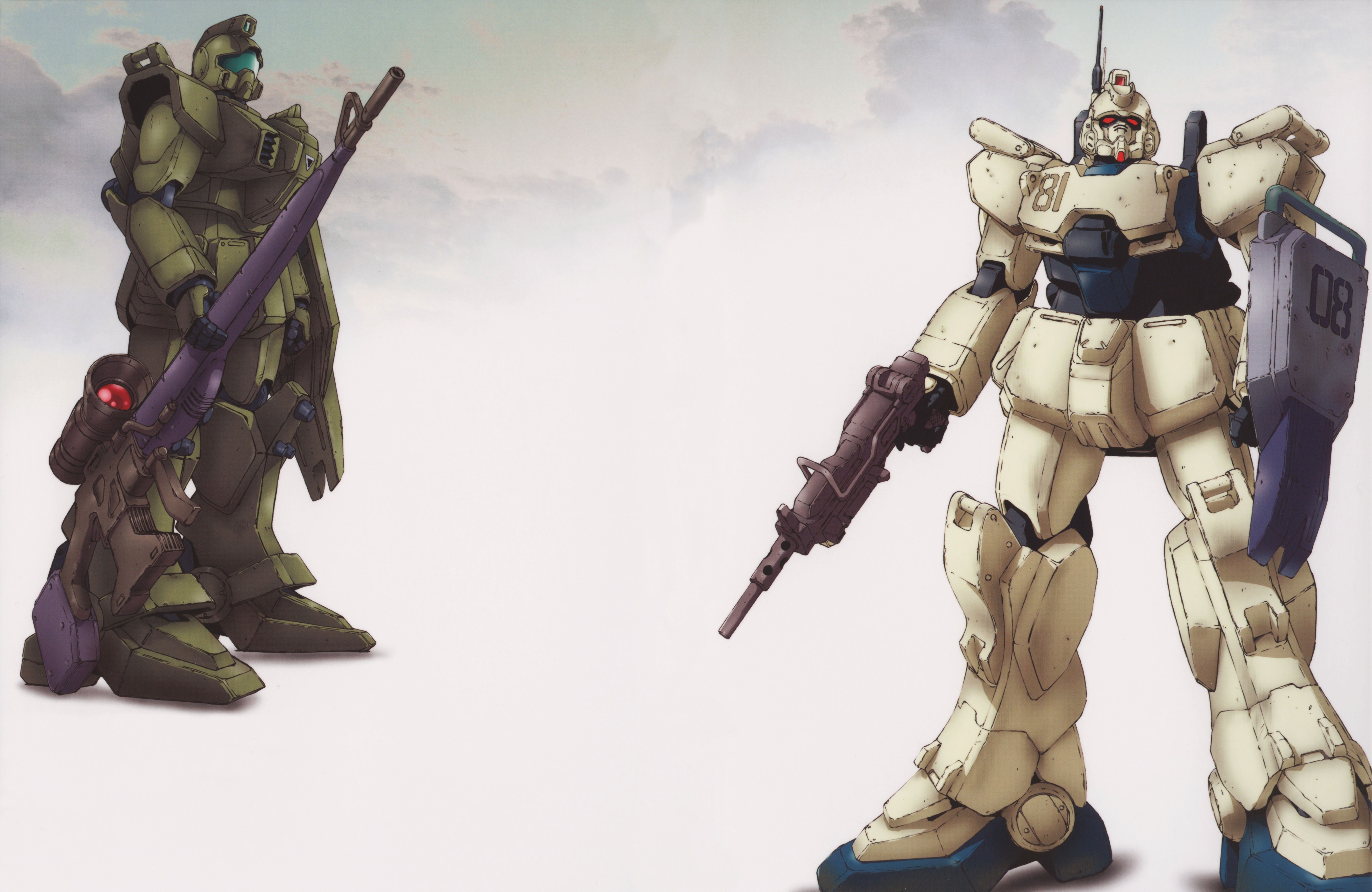 Anime 6735x4379 anime Mobile Suit Gundam: The 08th MS Team Gundam
