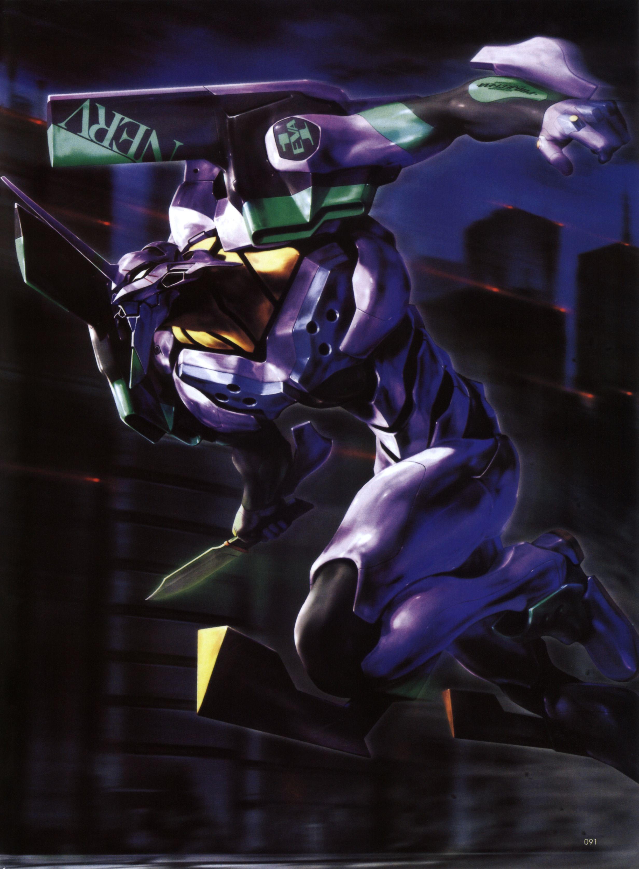 Anime 2464x3352 anime Neon Genesis Evangelion dark purple