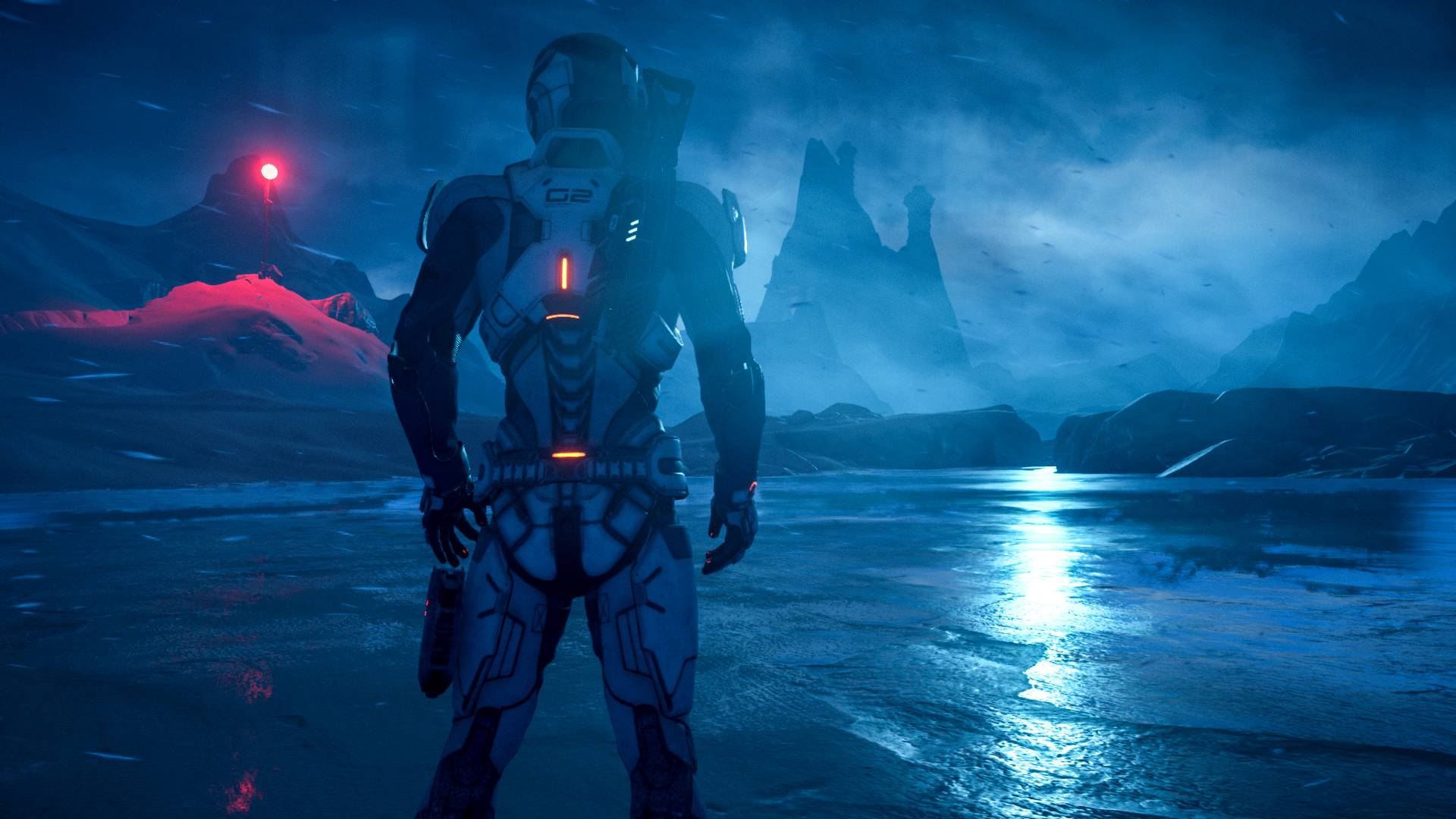 General 1920x1080 Mass Effect: Andromeda video games screen shot blue Bioware Electronic Arts