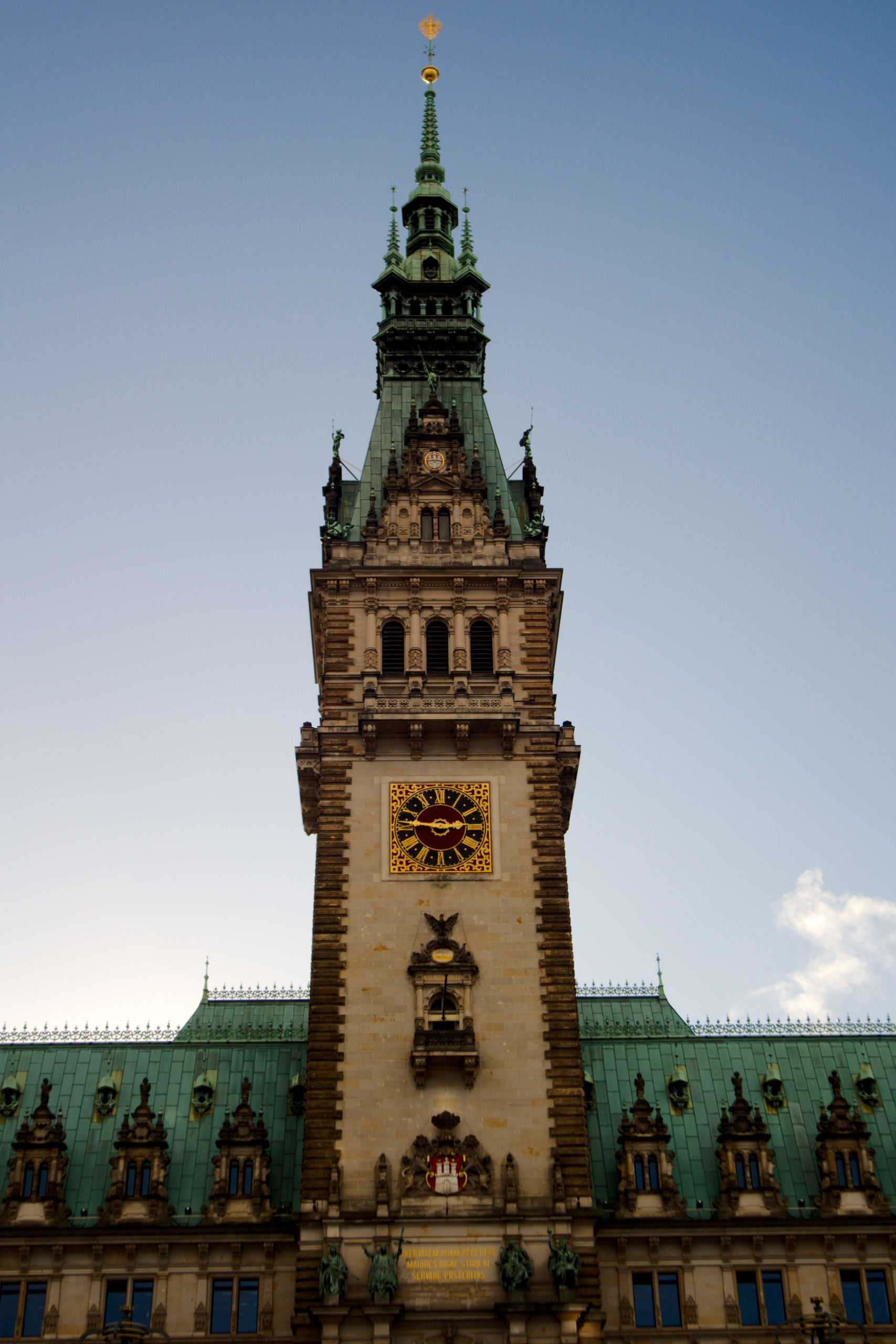 General 1707x2560 Hamburg Germany architecture clocks sky city landmark