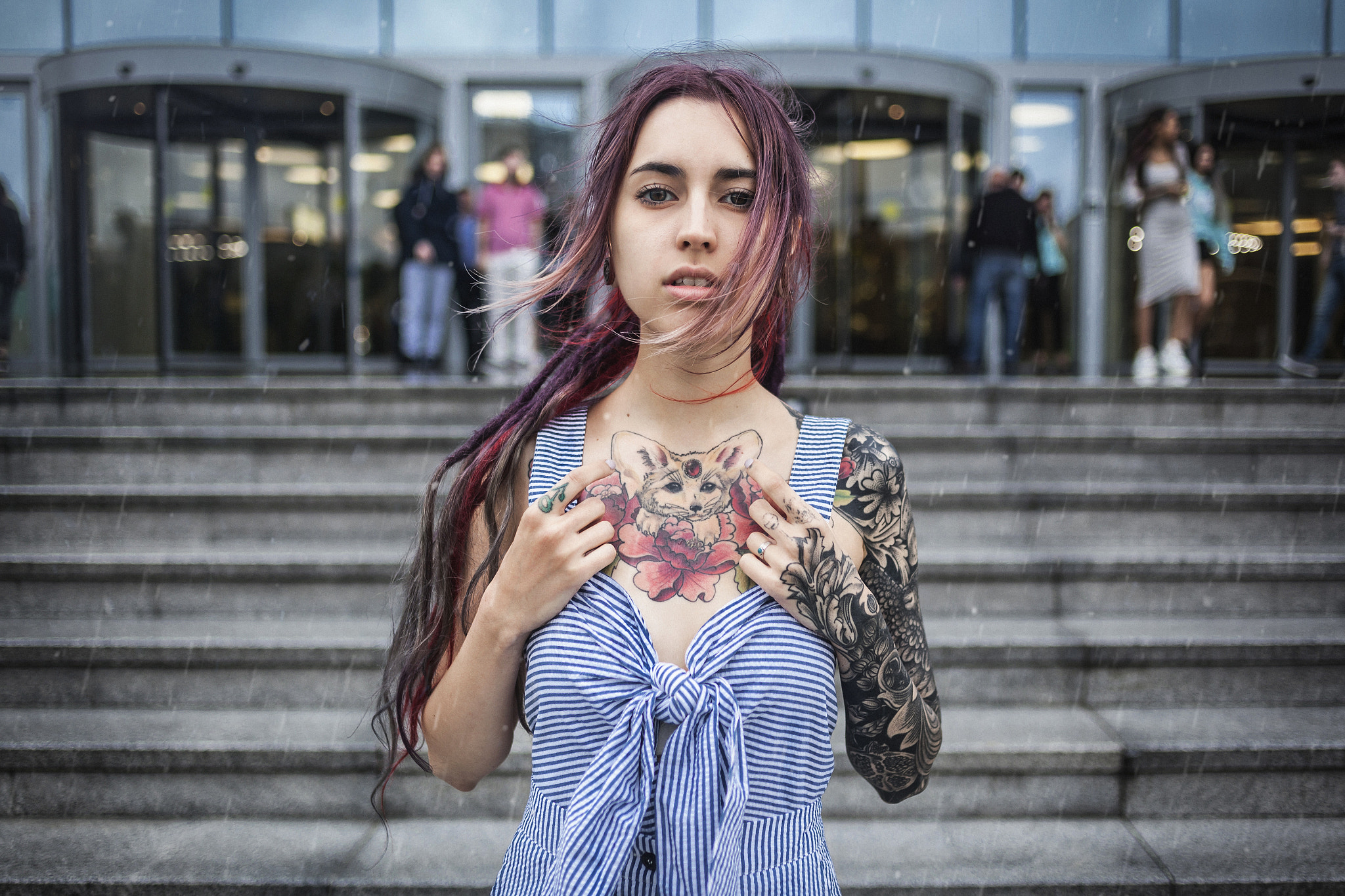 People 2048x1365 urban women outdoors tattoo women