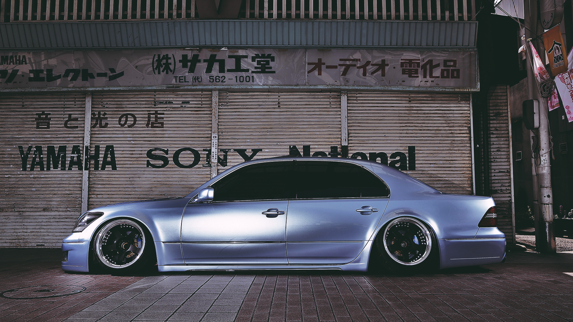 General 1920x1080 Lexus ls430 Toyota celsior car stanced Japanese cars side view vehicle store front Japanese