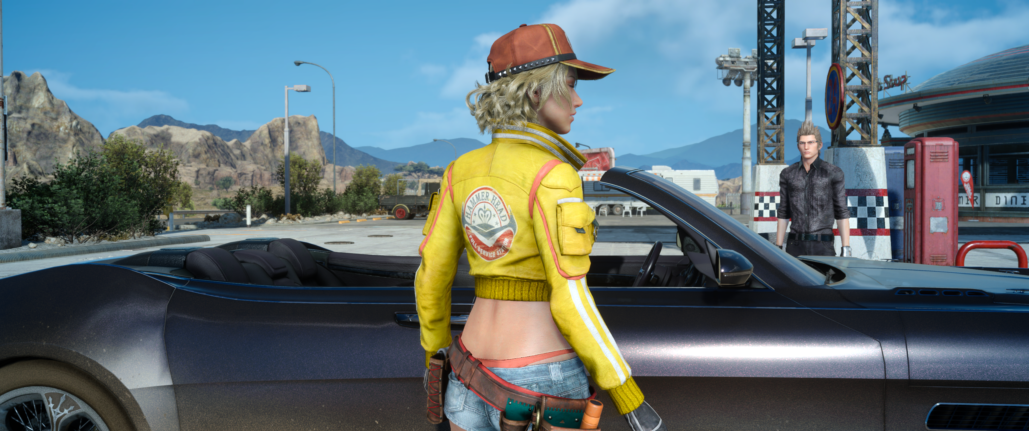 General 3440x1440 Final Fantasy XV Final Fantasy video games Cindy Aurum Ignis video game characters Square Enix