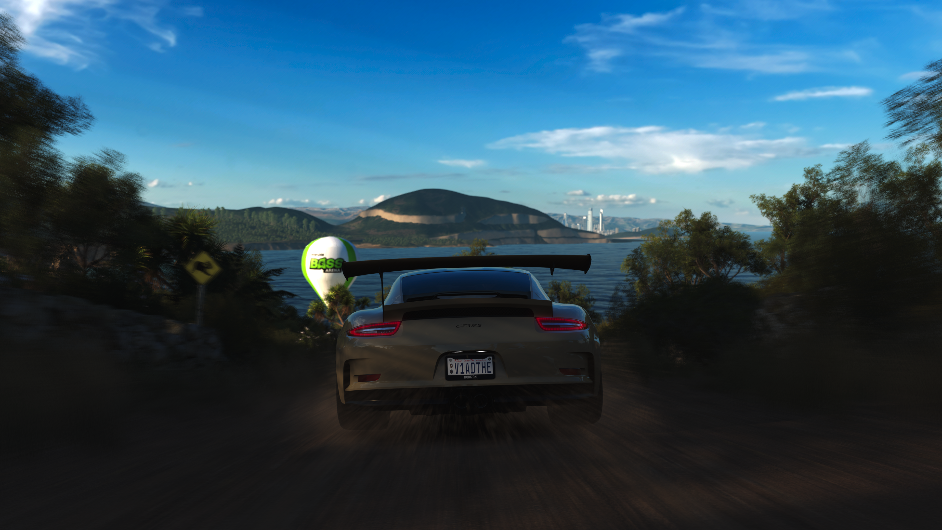 General 3840x2160 Forza Forza Horizon 3 video games Porsche Porsche 911 Porsche 911 gt3rs German cars Volkswagen Group PlaygroundGames Xbox Game Studios