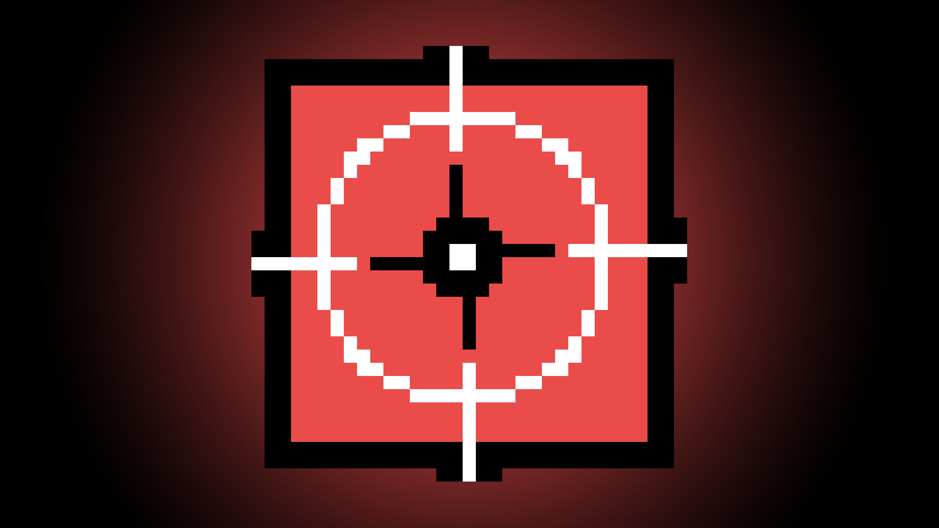 General 1920x1080 pixel art Rainbow Six: Siege minimalism icons pixelated red simple background digital art