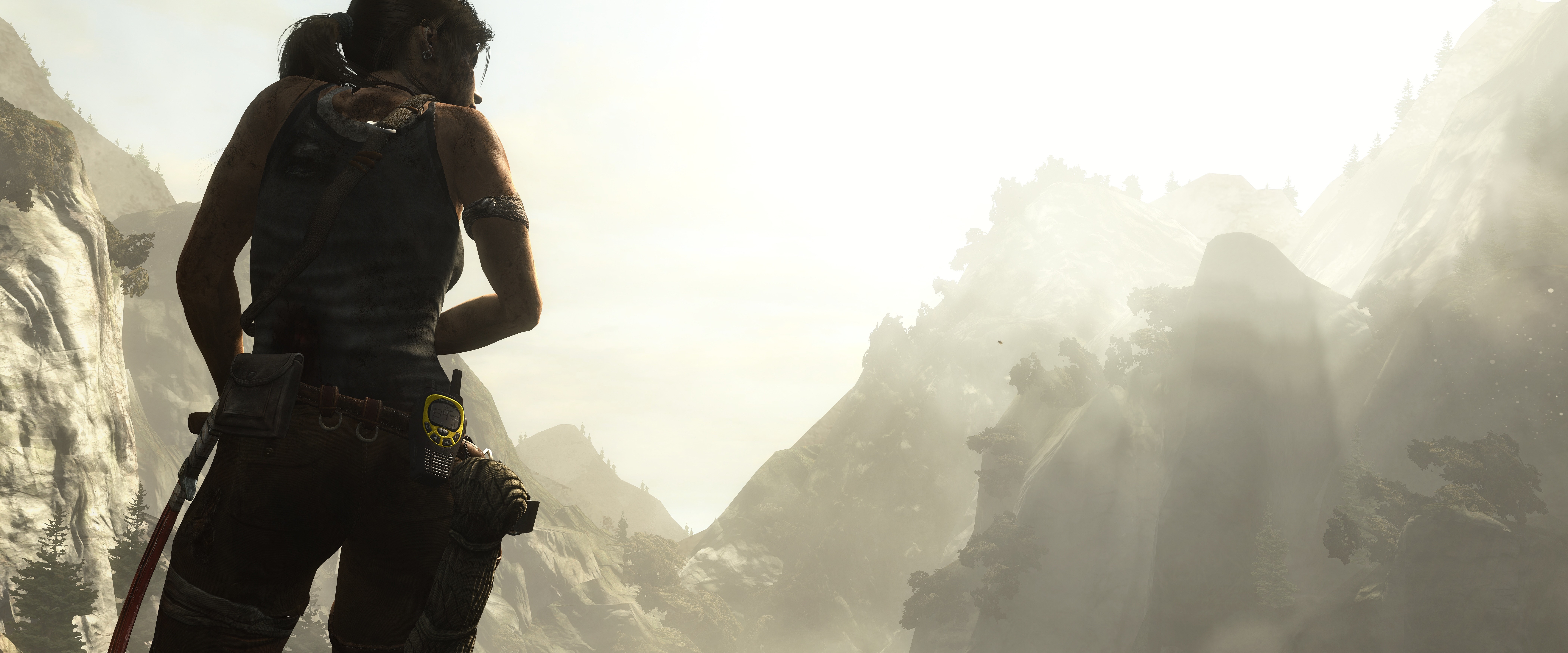 General 8400x3500 Tomb Raider video games screen shot Lara Croft (Tomb Raider) video game landscape PC gaming