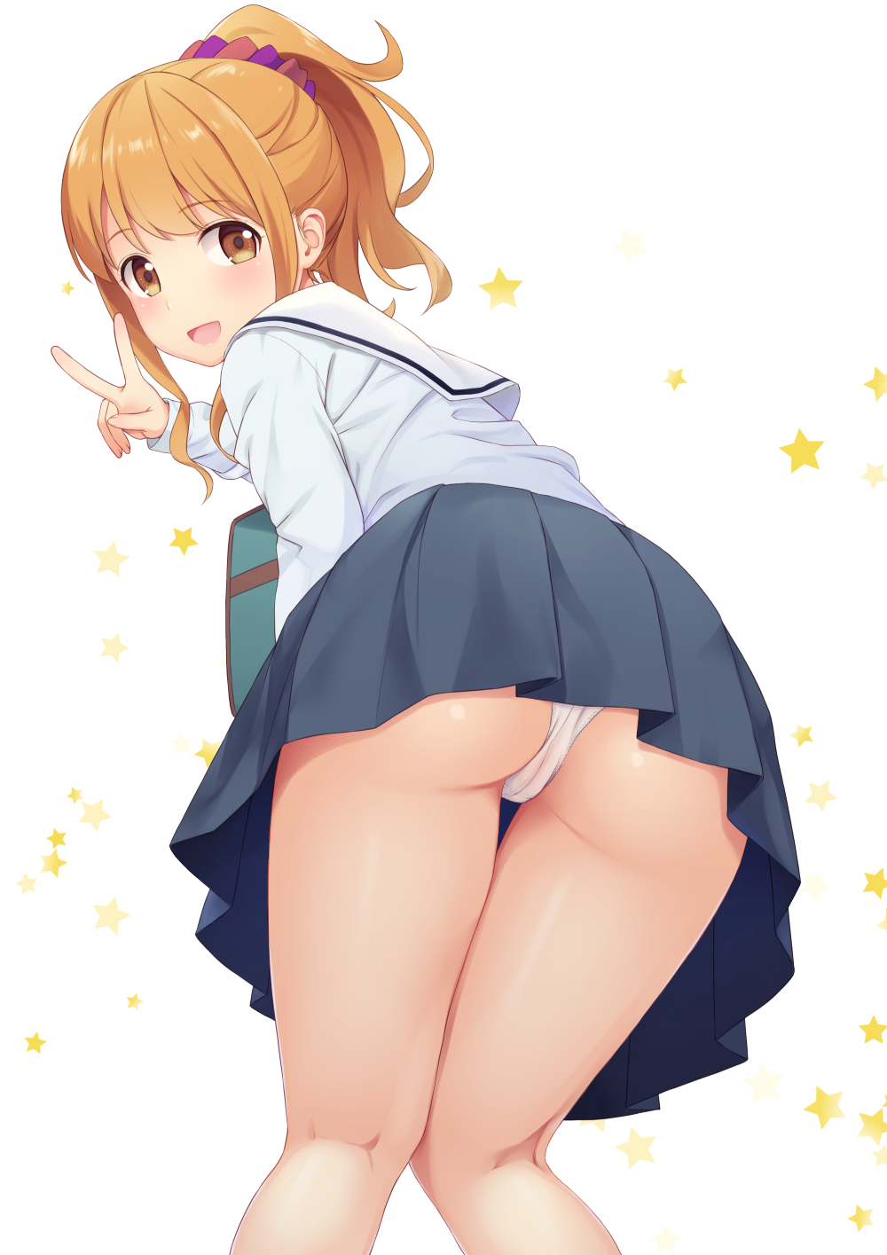 Anime 1000x1415 Jinno Megumi Eromanga-sensei anime girls panties ass blonde upskirt n.g. 