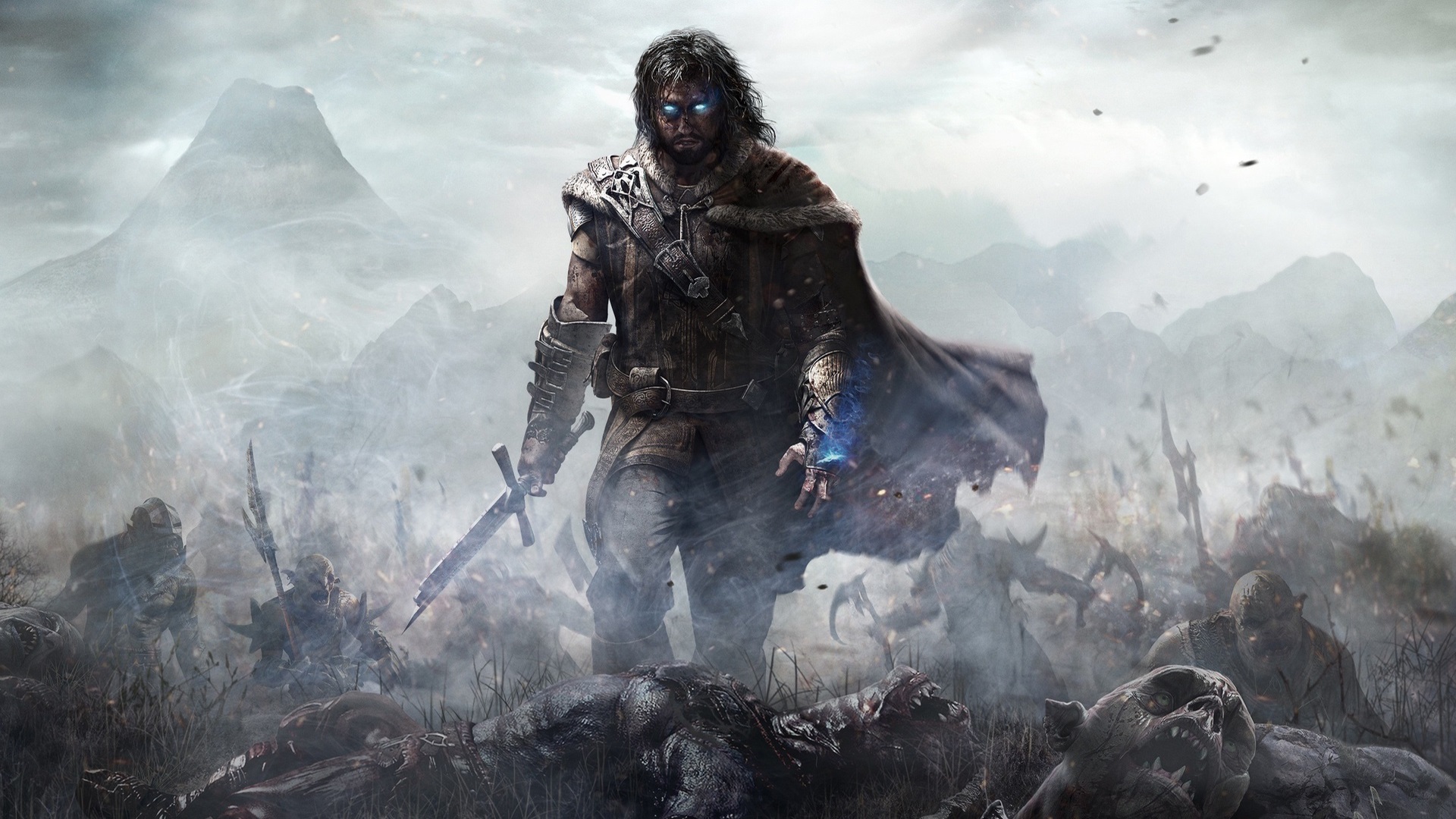 General 1920x1080 Middle-earth: Shadow of Mordor video games The Lord of the Rings artwork fantasy art Orc orcs men sword cape
