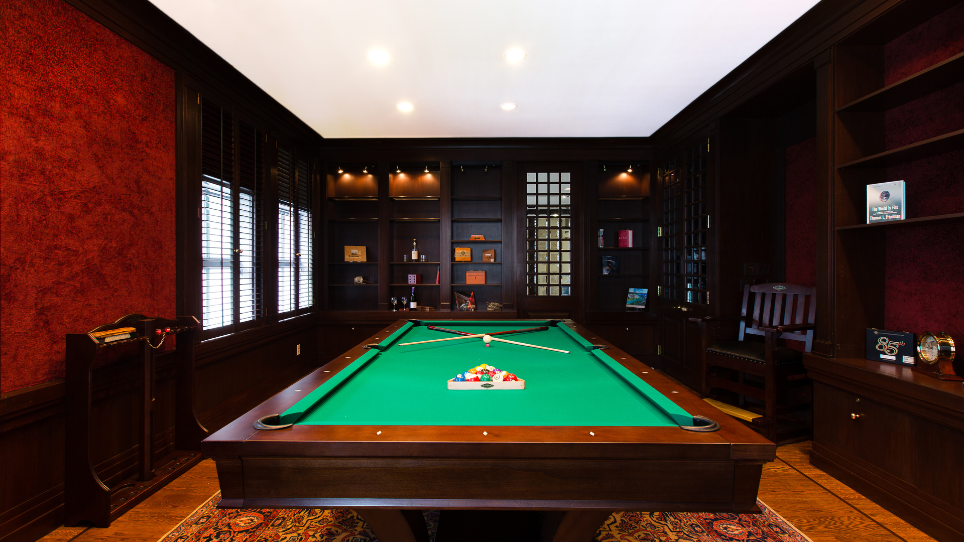 General 1920x1080 room billiards interior pool table