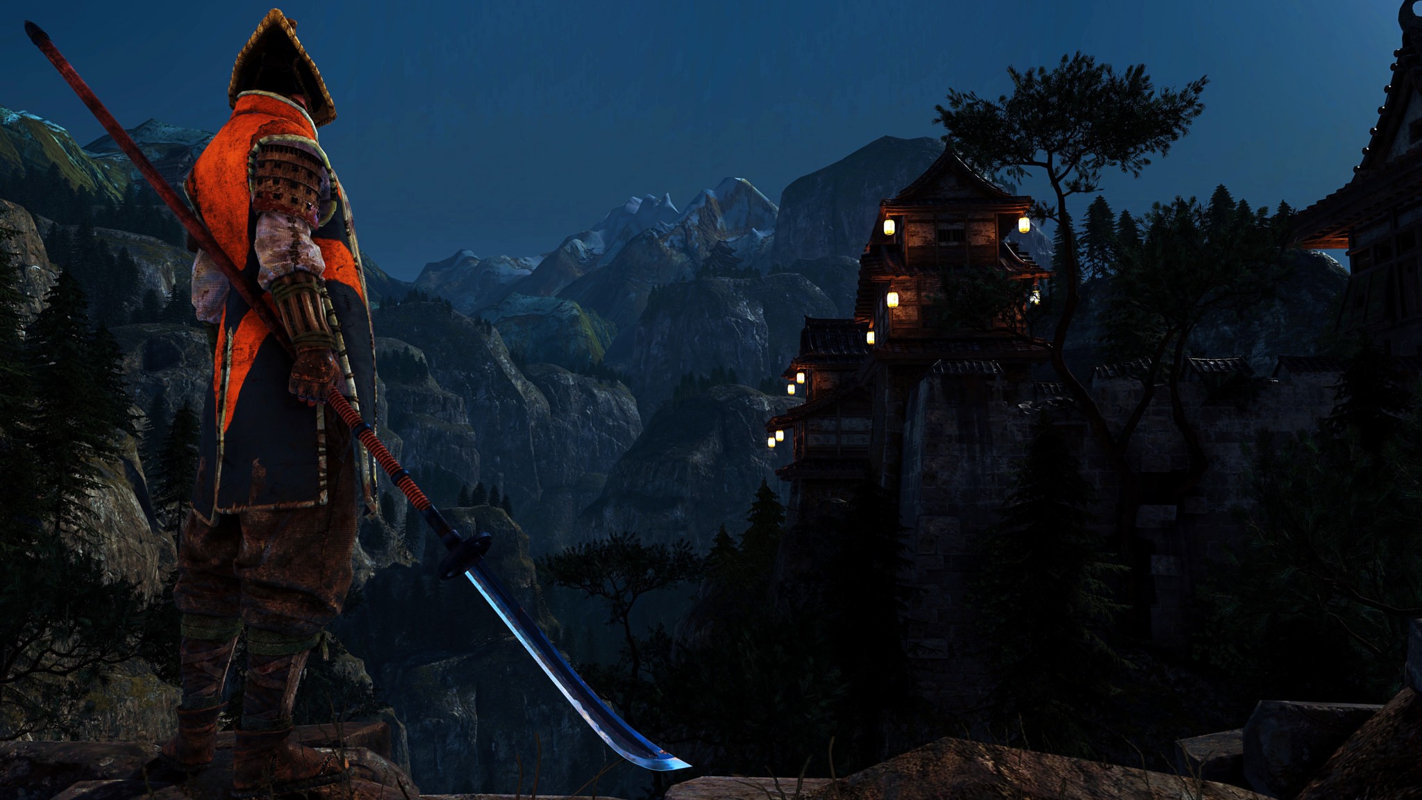 General 2048x1152 For Honor blades samurai screen shot landscape video games Ubisoft