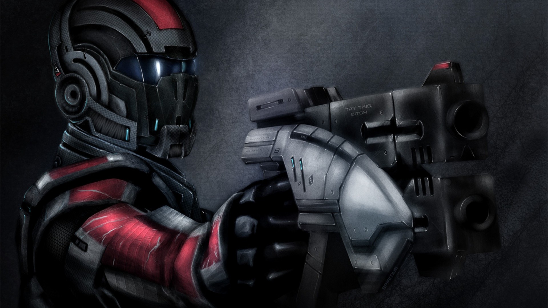 General 1920x1080 Mass Effect video game art video games gun science fiction