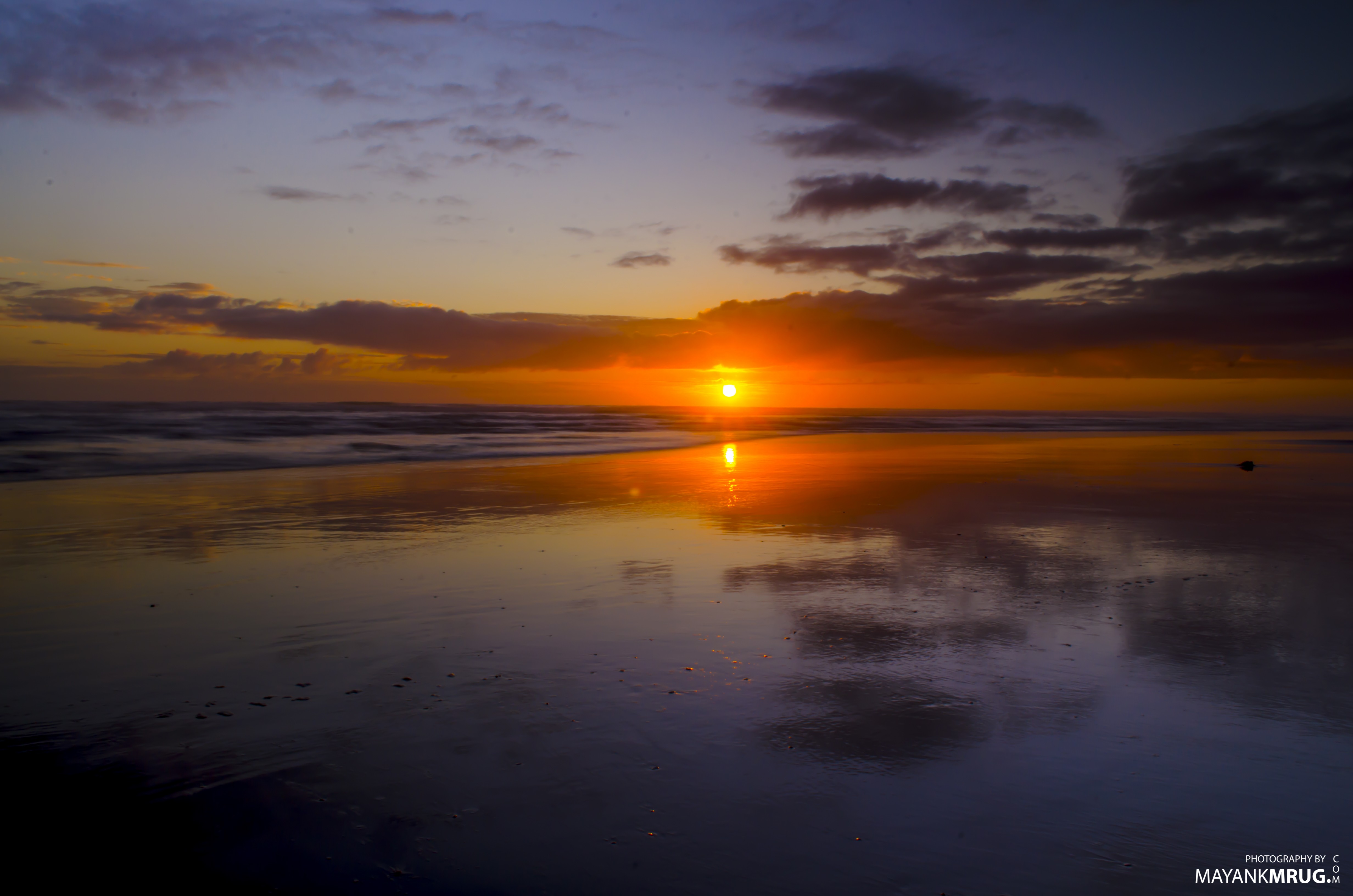 General 4928x3264 sunset Auckland sea beach orange sky horizon