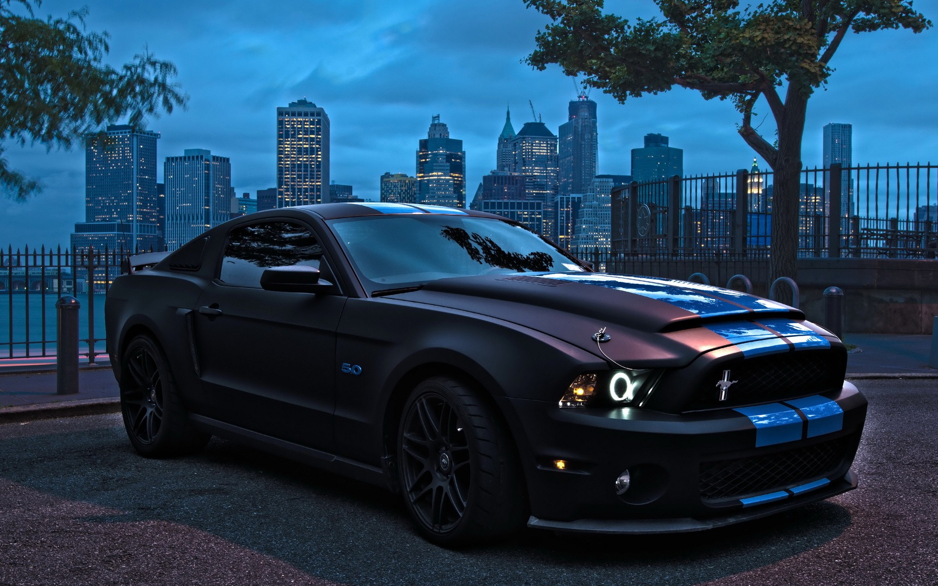 General 1920x1200 car Ford Ford Mustang racing stripes vehicle black cars Ford Mustang S-197 II muscle cars American cars