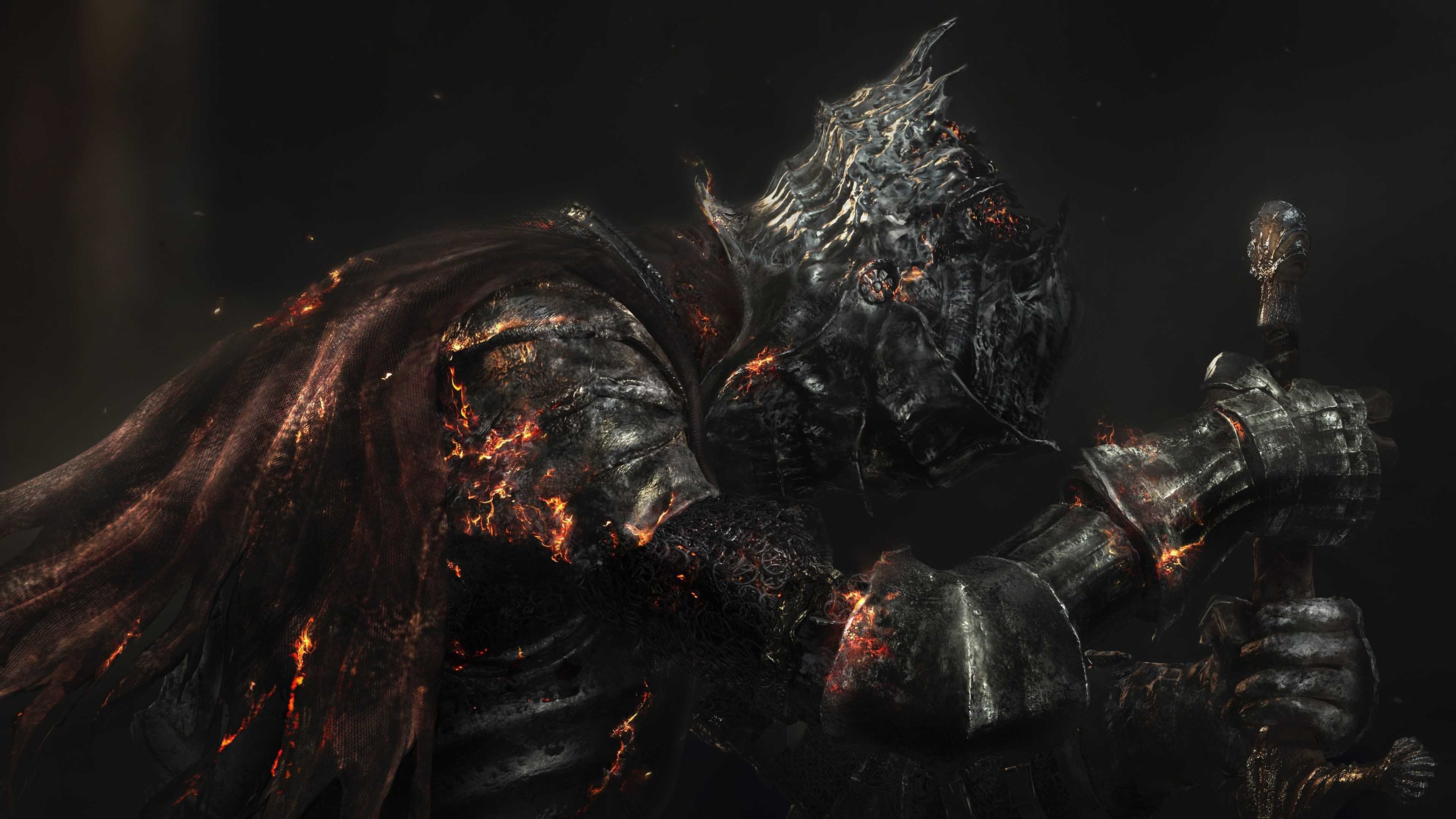 General 3840x2160 Dark Souls III video games fantasy art armored video game art From Software