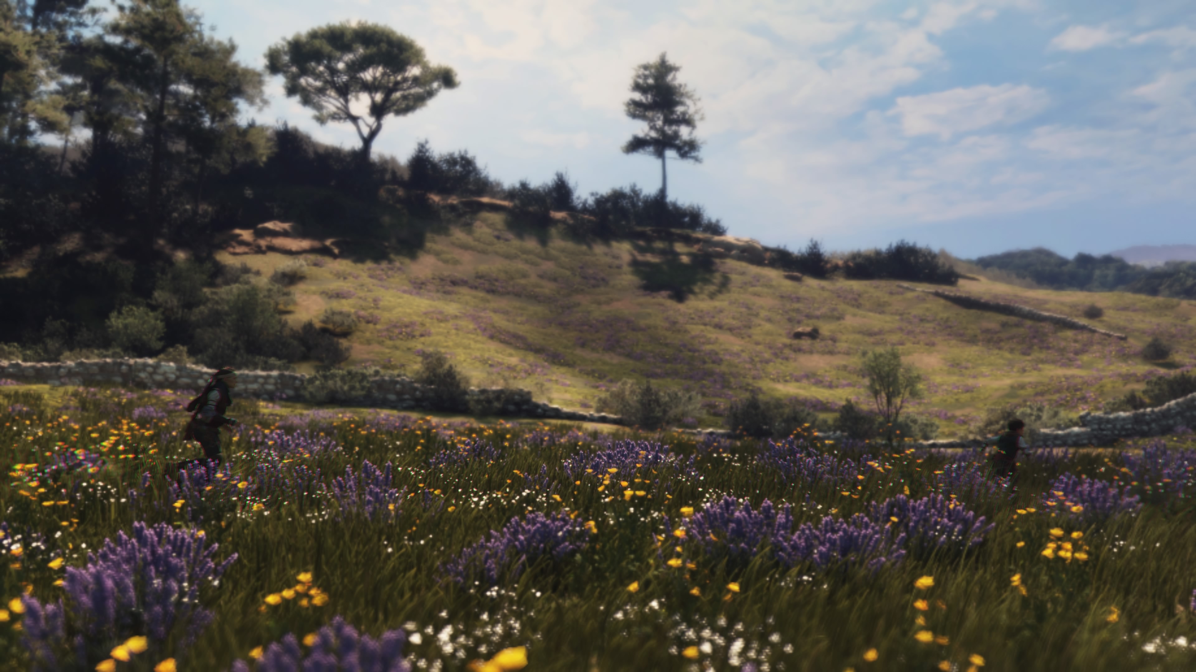 General 3840x2160 A Plague Tale Requiem video games Asobo Studio video game art flowers video game characters trees CGI landscape