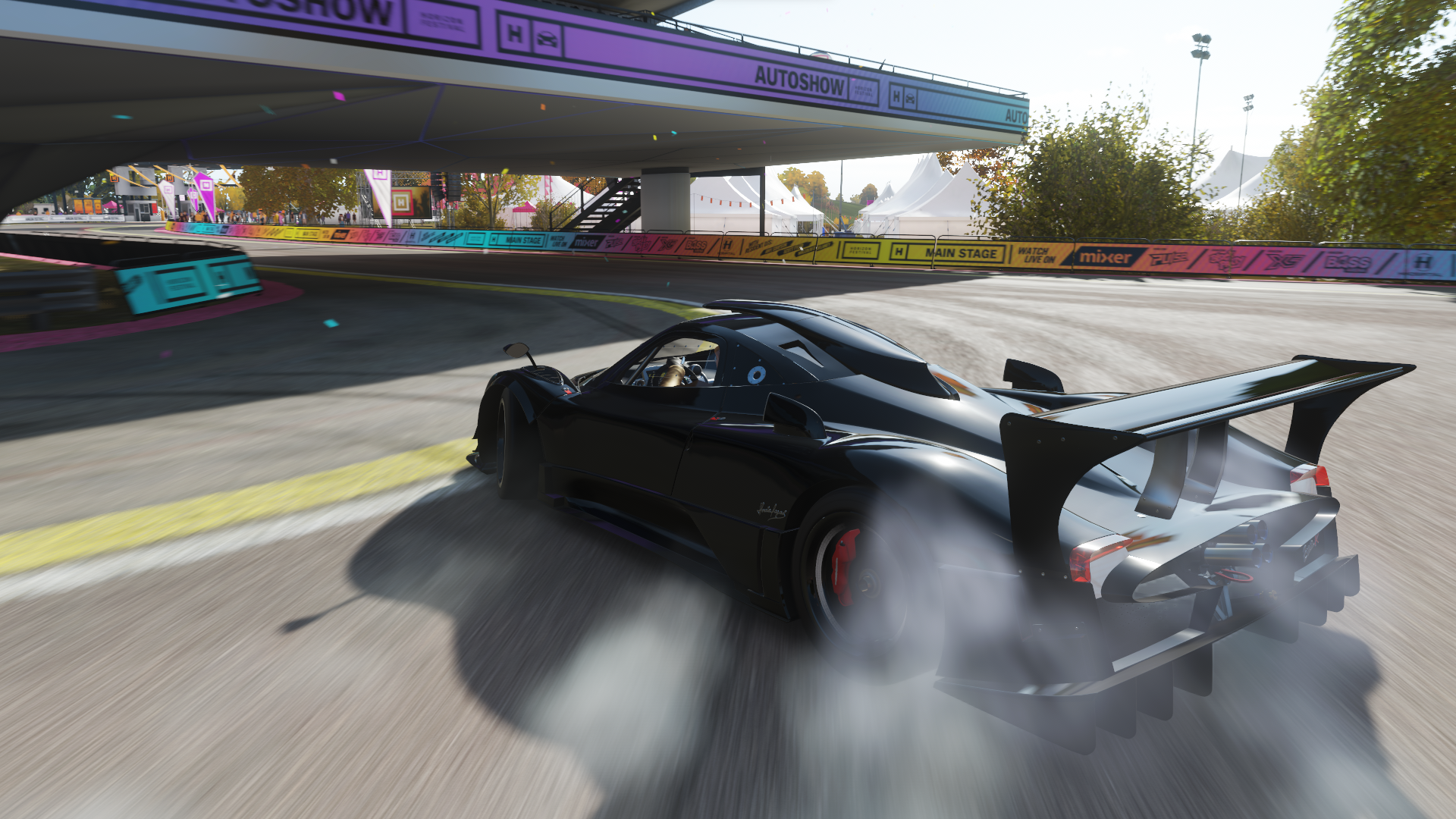 General 1920x1080 Forza Forza Horizon Forza Horizon 4 racing video games car race cars race tracks CGI Pagani Pagani Zonda R