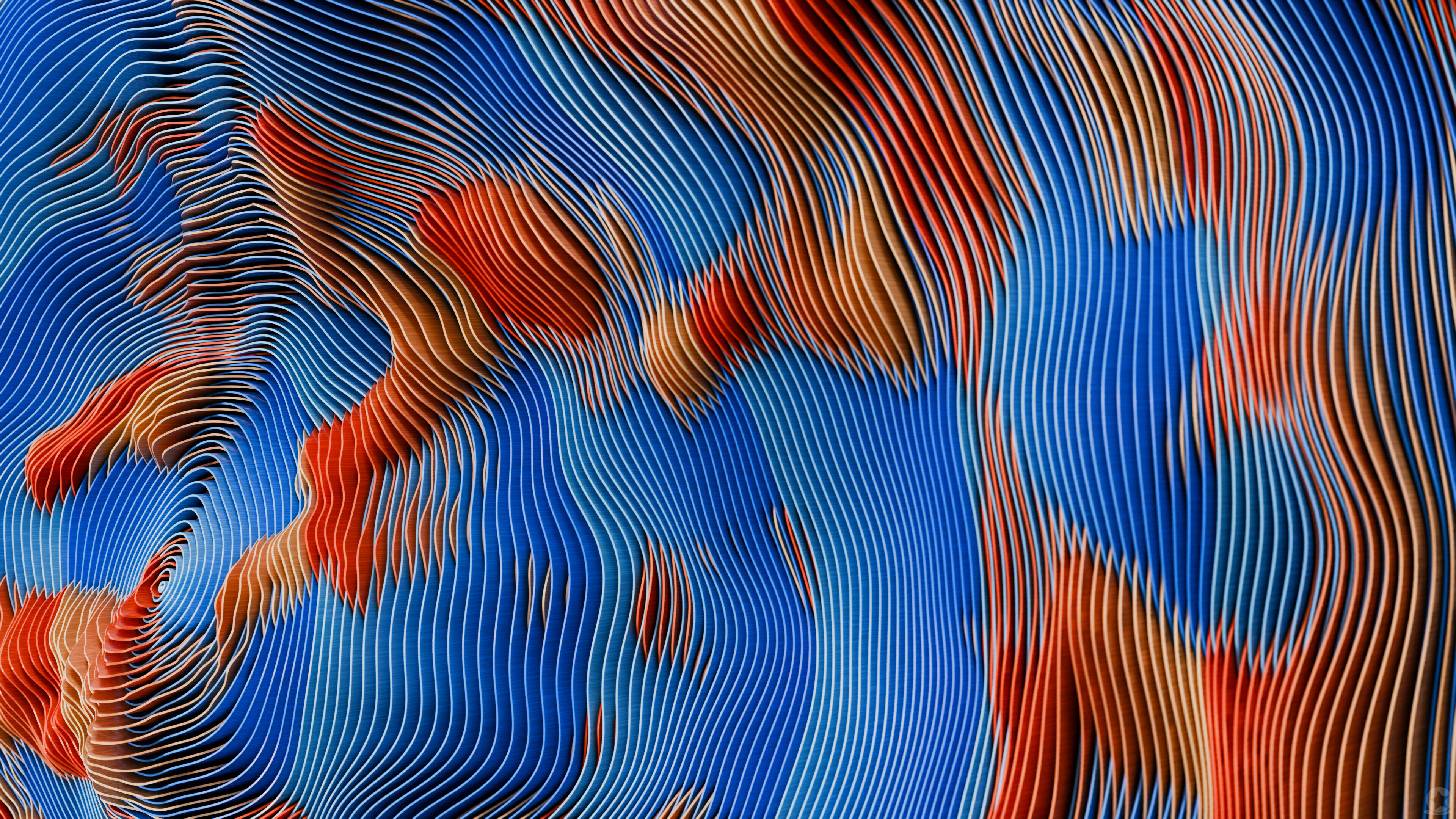General 3840x2160 abstract 3D Abstract Blender colorful optical art