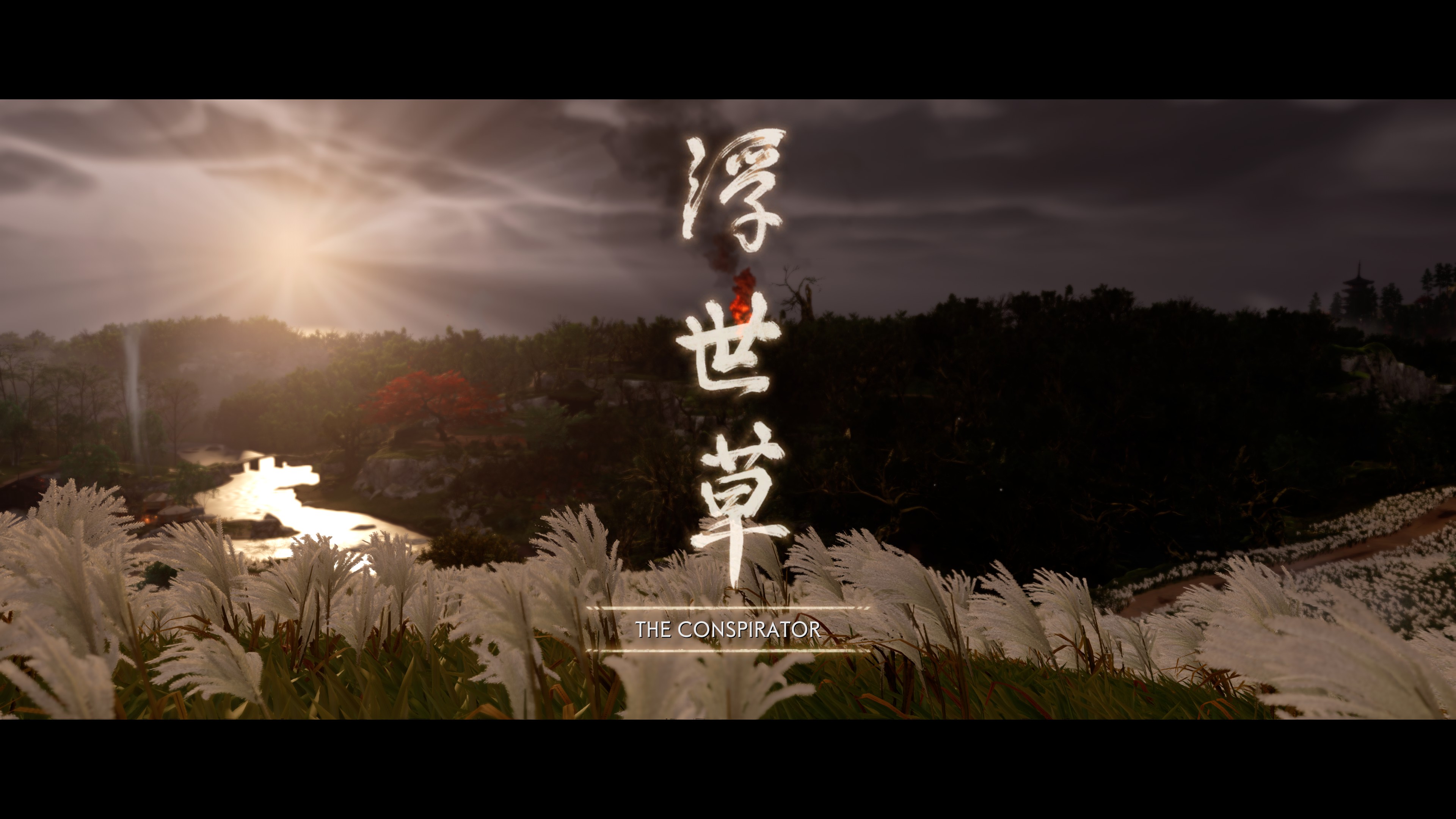 General 3840x2160 Ghost of Tsushima  Loading screen video games video game landscape
