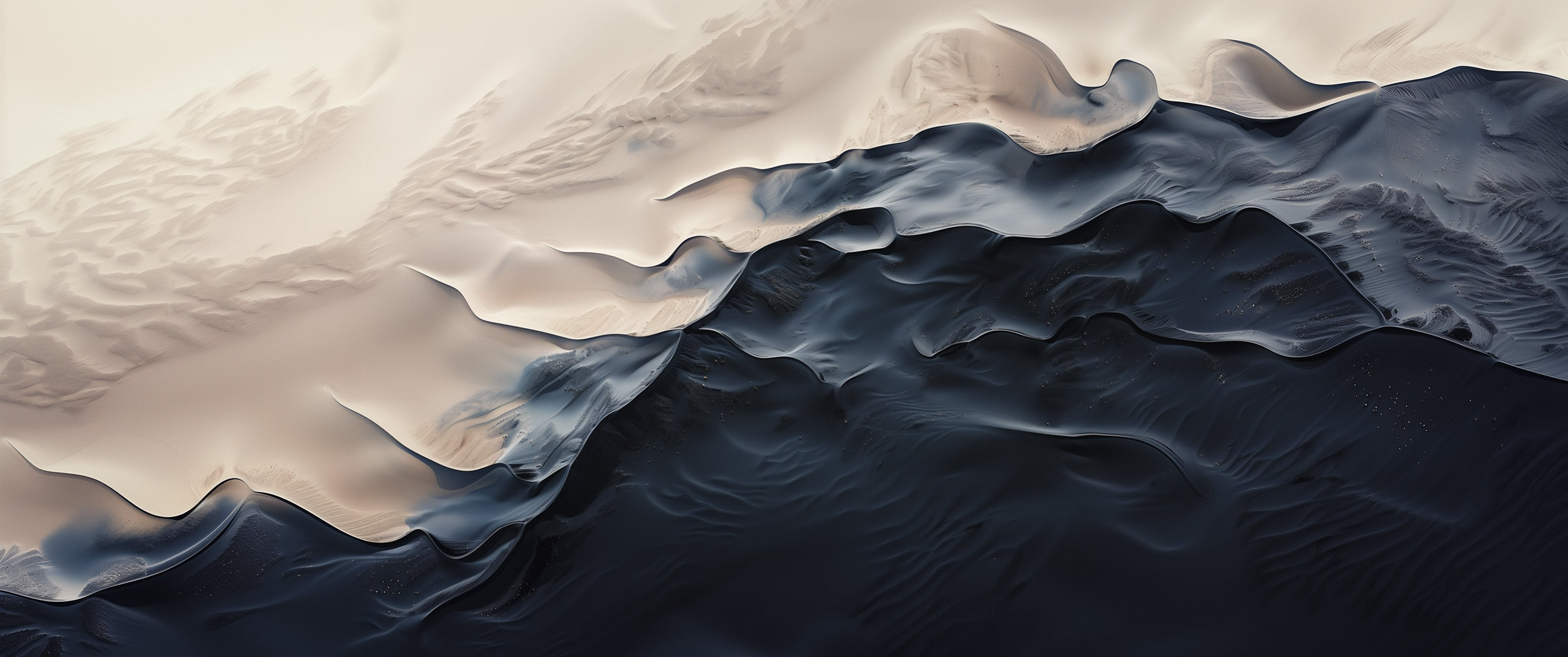 General 3440x1440 dunes AI art abstract