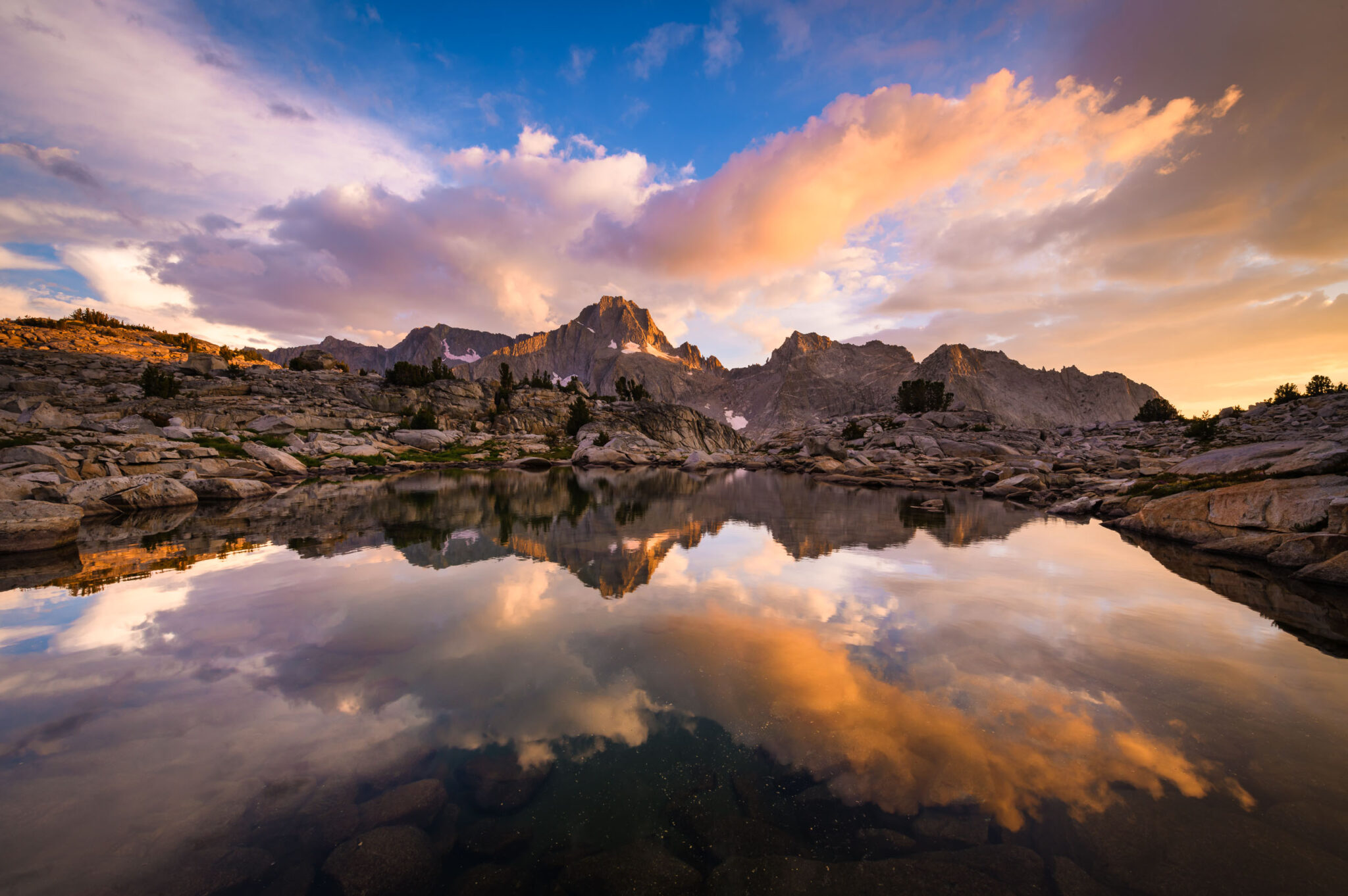 General 2048x1362 photography Joshua Cripps landscape depth of field reflection California USA outdoors nature sky sunlight sunset environment rocks lake coast sunrise rock formation Dolomites mountains skyscape