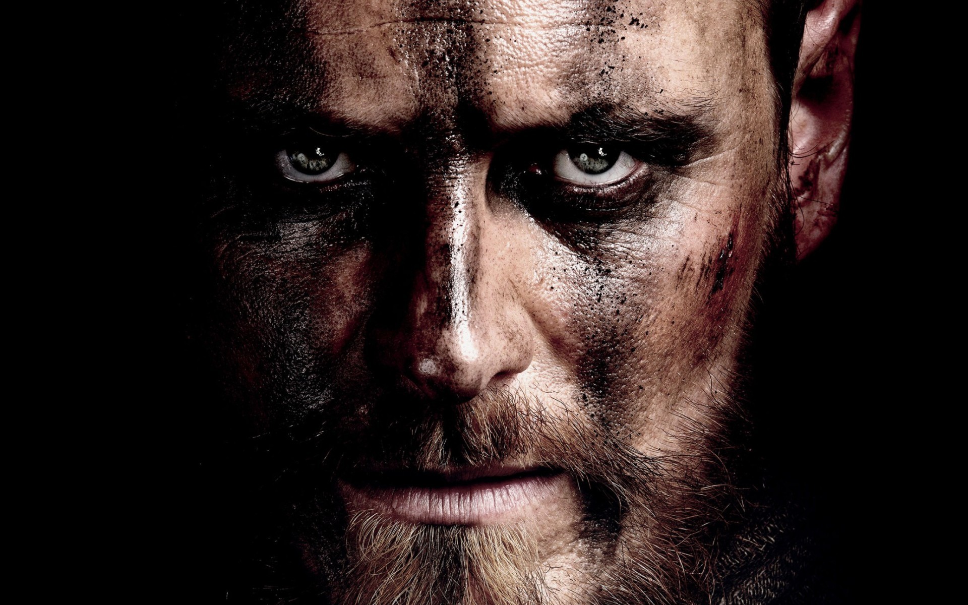 General 1920x1200 movie poster Michael Fassbender William Shakespeare men beard frontal view actor