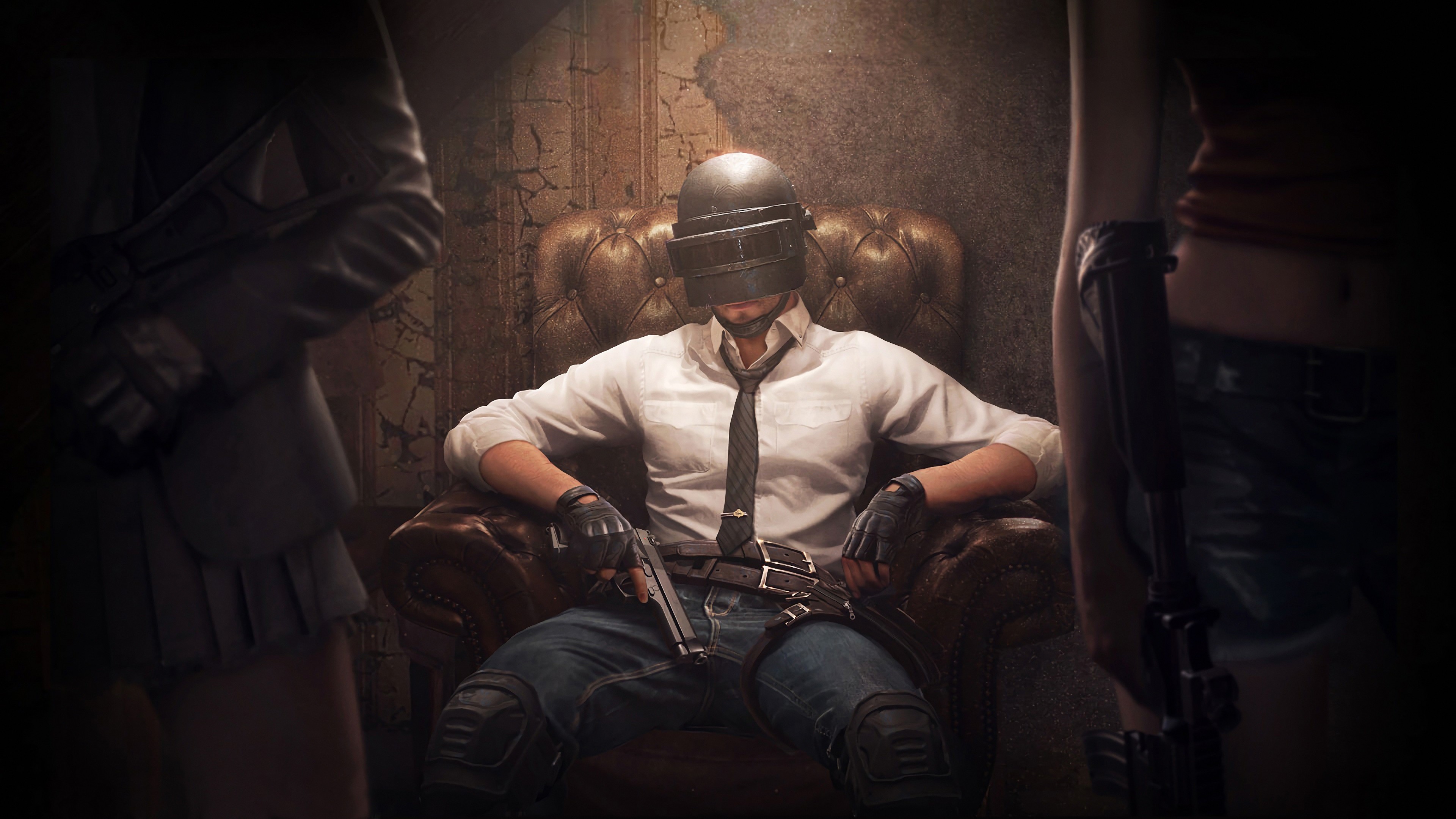 General 3840x2160 PUBG players video games video game art