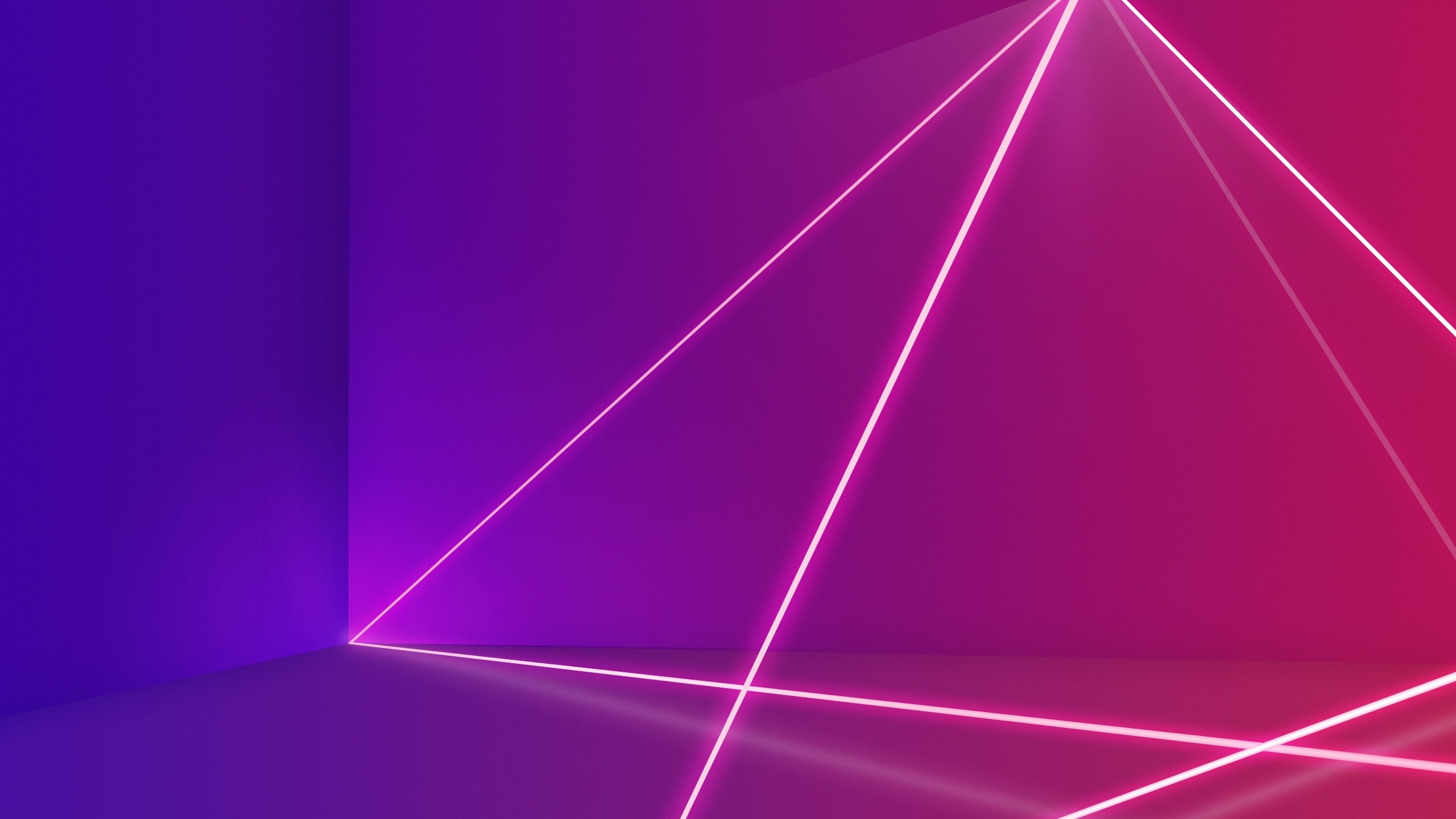 General 2560x1440 lines abstract retrowave colorful digital art pink purple