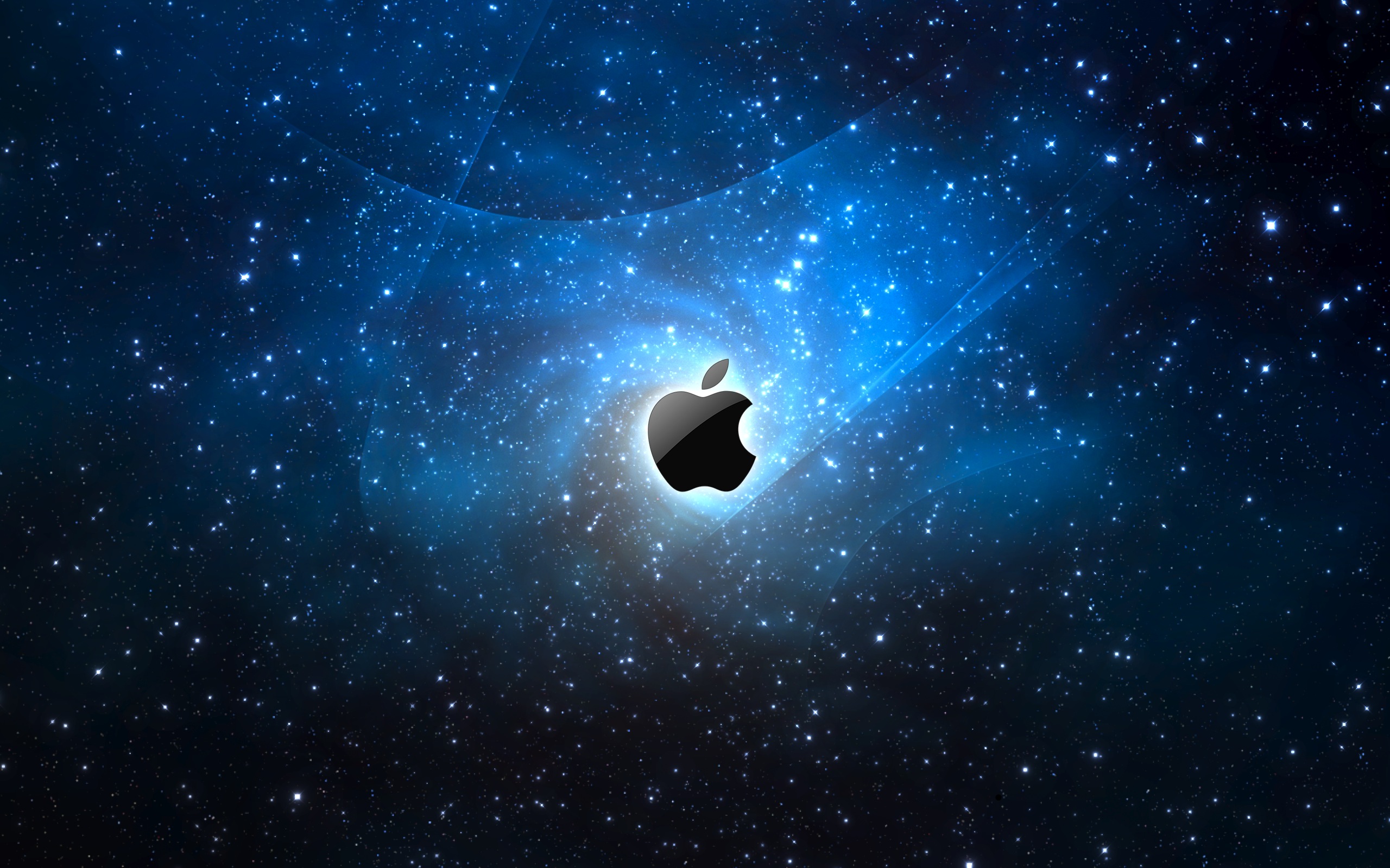 General 2560x1600 Apple Inc. digital art stars logo