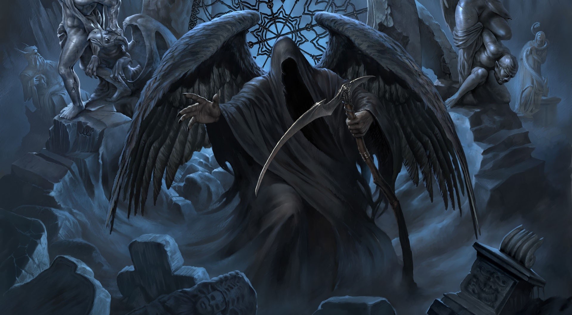 General 1919x1059 fantasy art Grim Reaper artwork dark fantasy