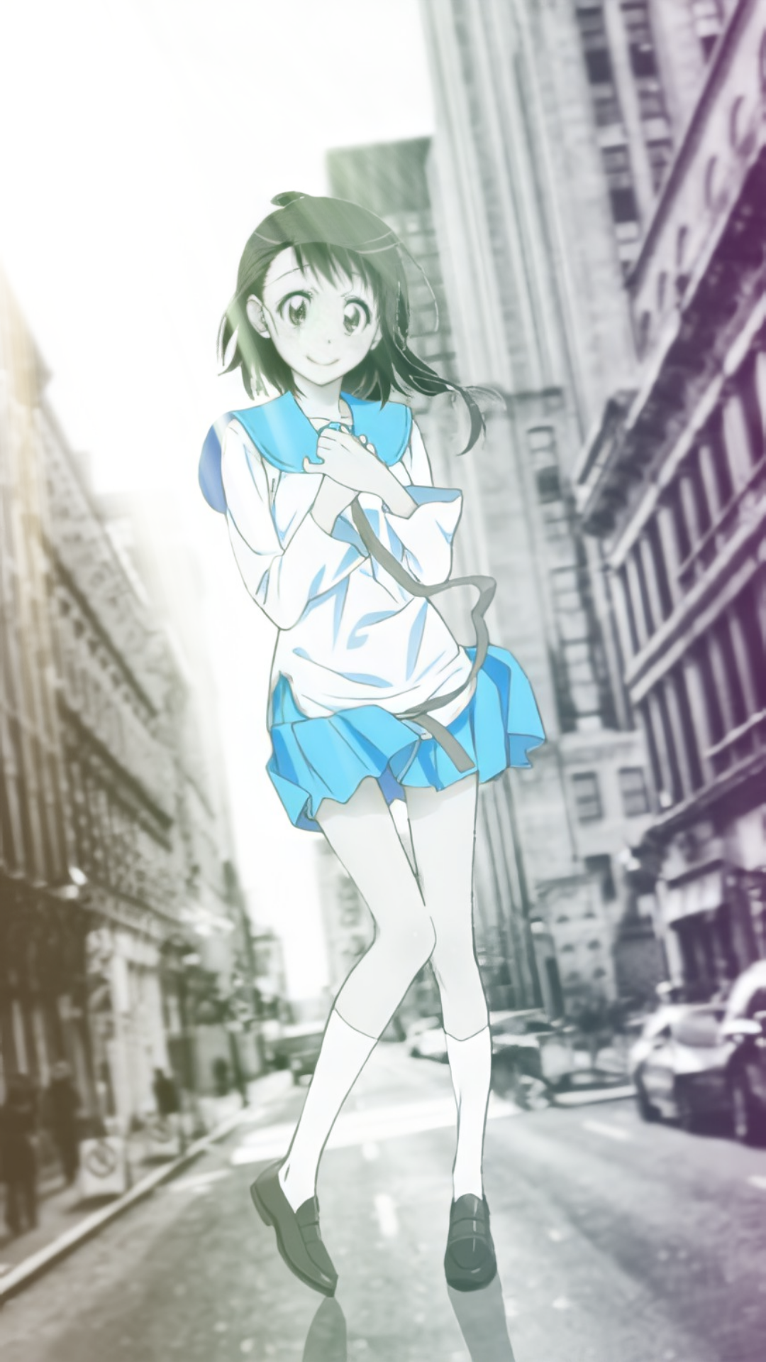 Anime 1080x1918 anime anime girls Onodera Kosaki Nisekoi school uniform picture-in-picture