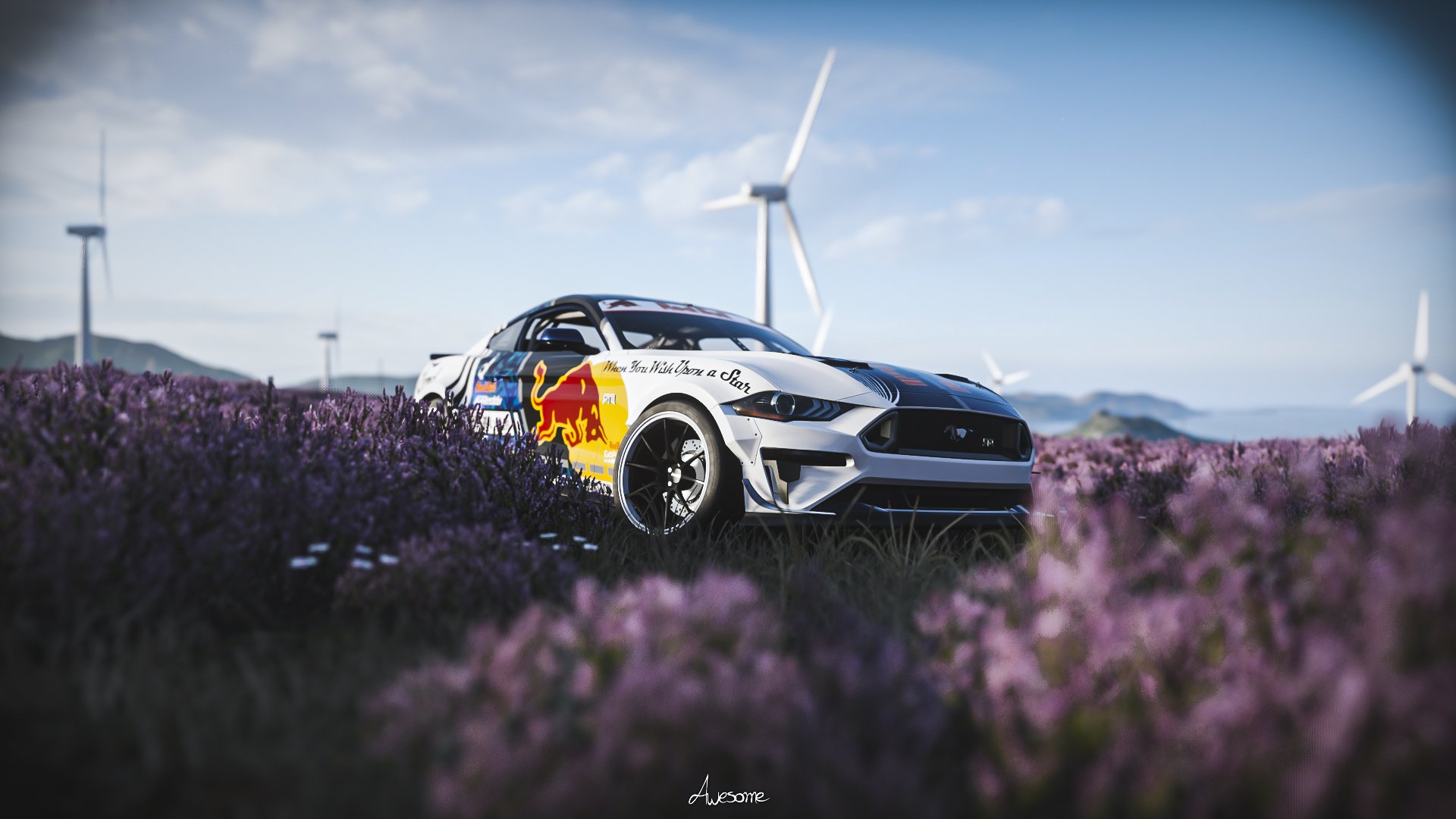 General 1920x1080 Ford Mustang drift drift cars Forza Forza Horizon 4 car vehicle Ford Mustang RTR livery video games Ford Mustang S550 Ford