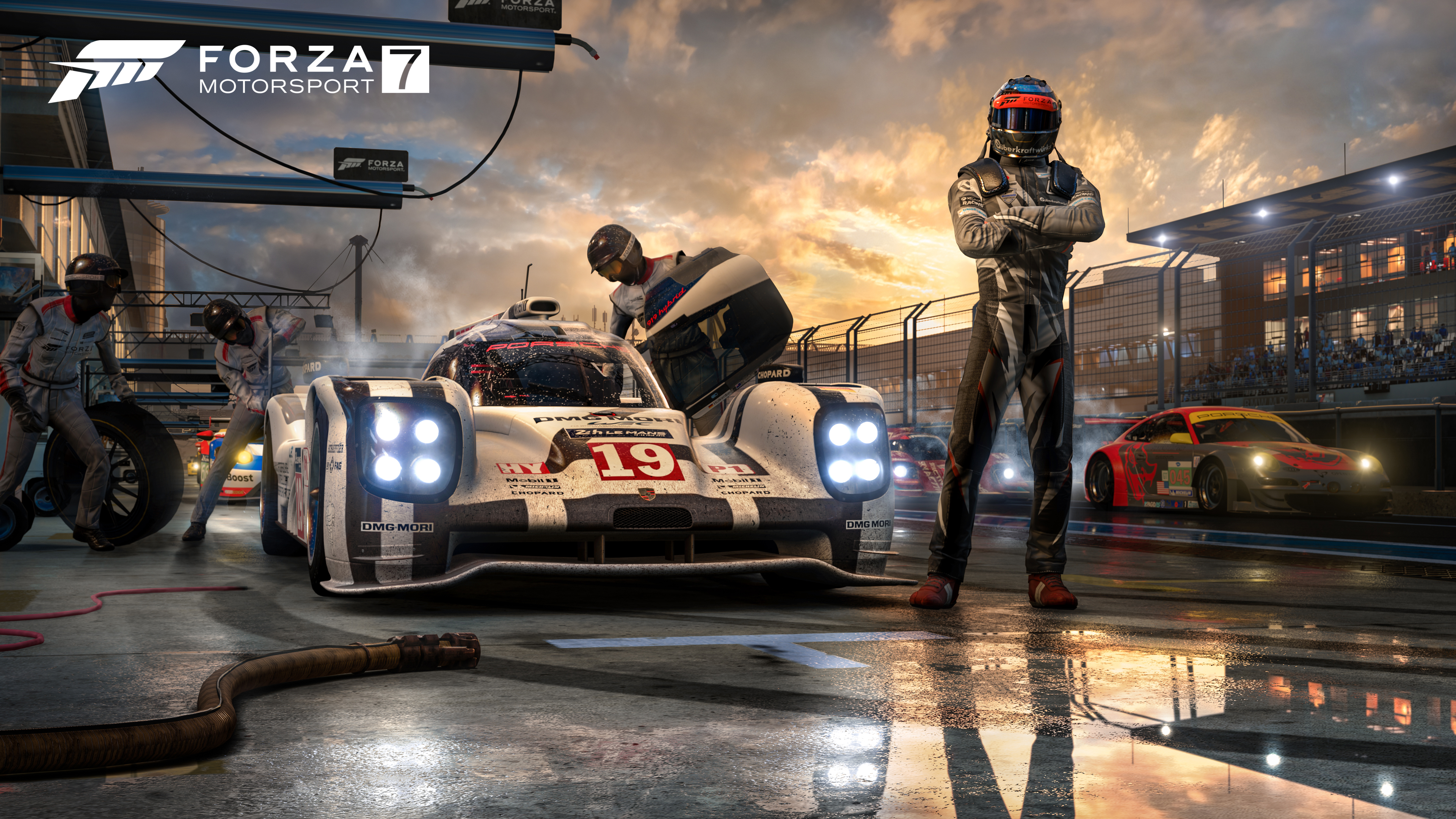 General 3840x2160 sports car Forza Motorsport 7 car racing video games Turn 10 Studios video game art race cars Driver