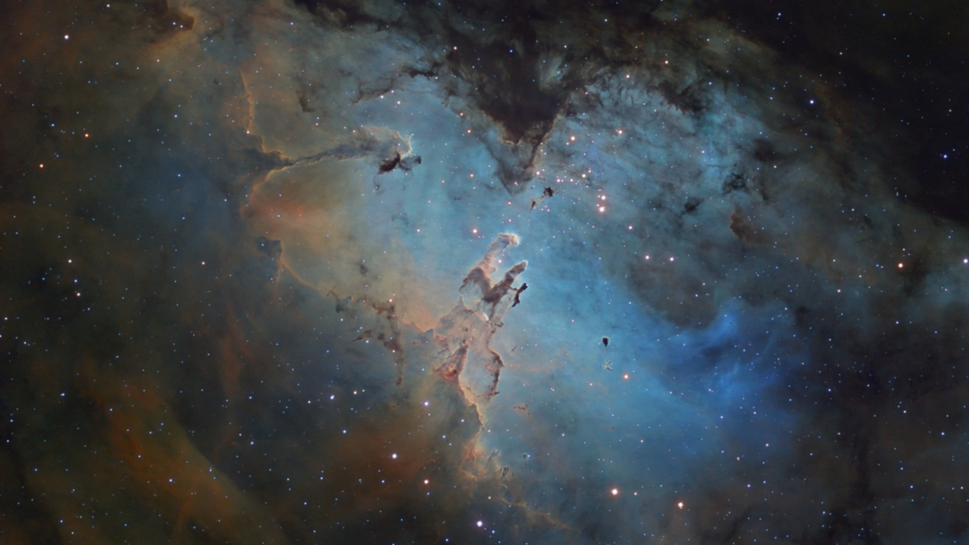 General 1920x1080 space stars nebula astronomy Dust cloud