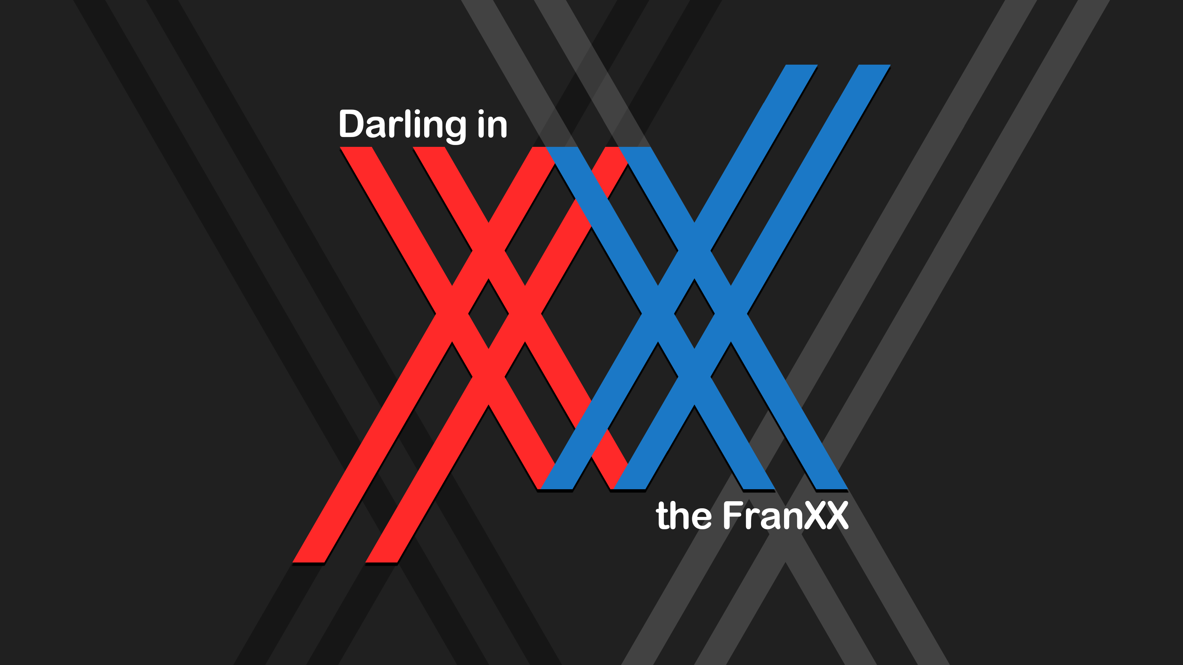 Anime 3840x2160 Darling in the FranXX Zero Two (Darling in the FranXX) Hiro (Darling in the FranXX) anime logo