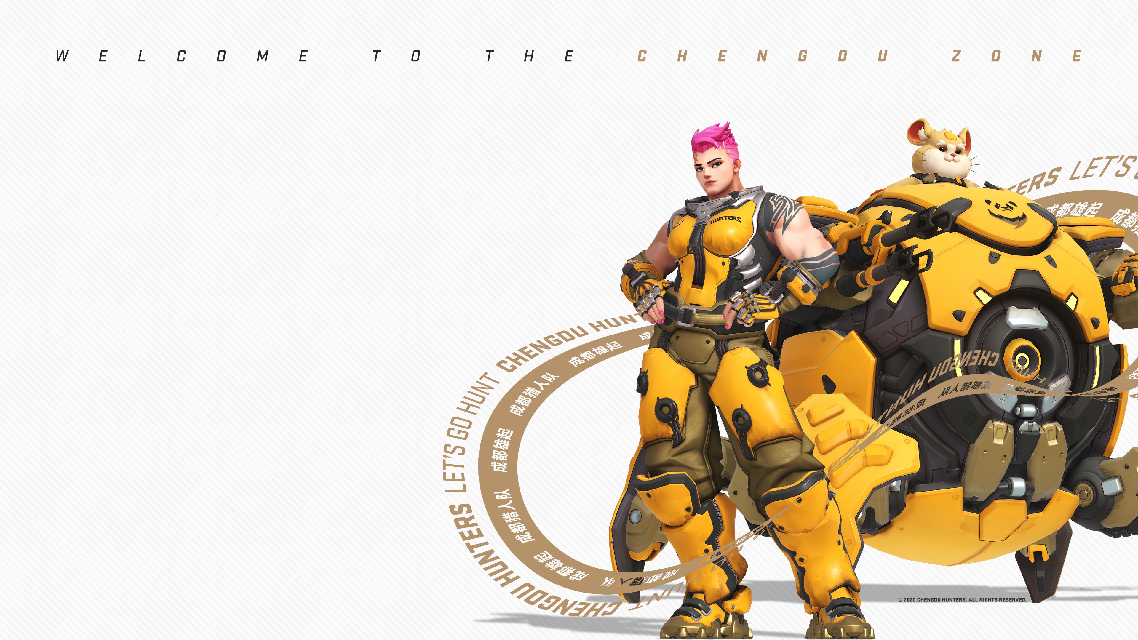 General 3840x2160 Overwatch Overwatch League PC gaming video game art simple background digital art