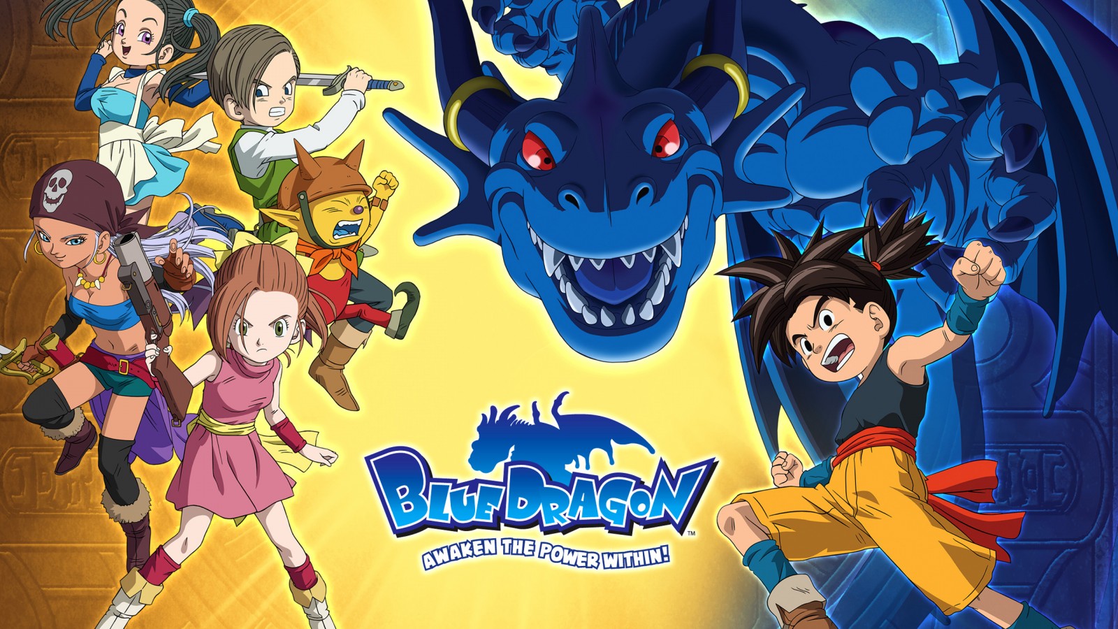 Anime 1600x900 Blue Dragon Zola (Blue Dragon) Bouquet (Blue Dragon)