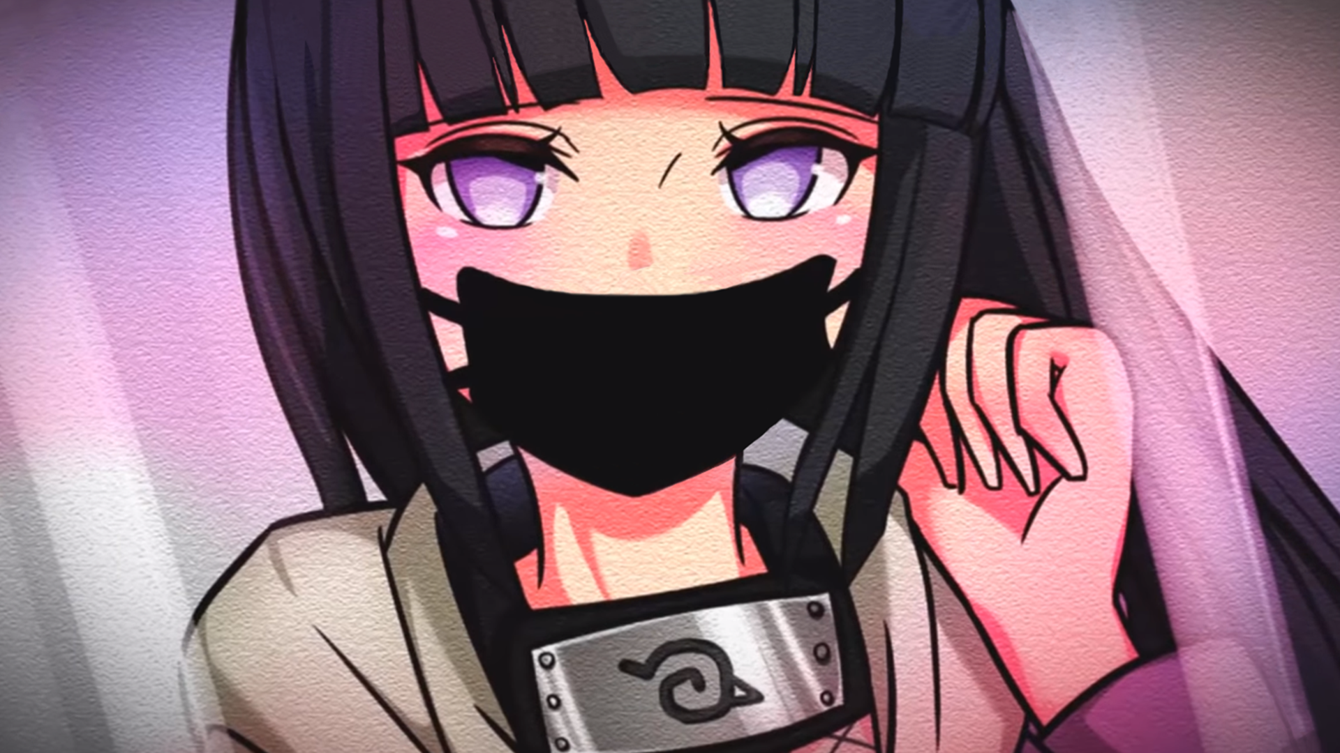 Anime 1920x1080 anime anime girls mask black hair Hyuuga Hinata Naruto (anime)