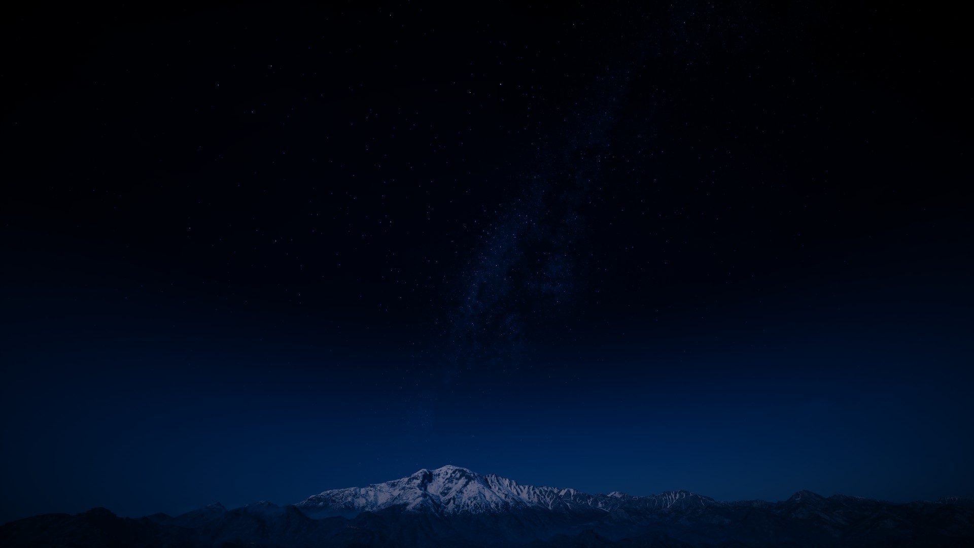 General 1920x1080 Greece landscape stars space mountains night